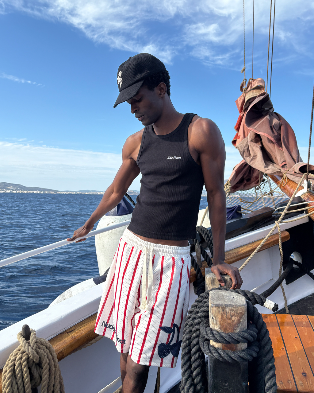 Pantalón Corto Stripes Mesh