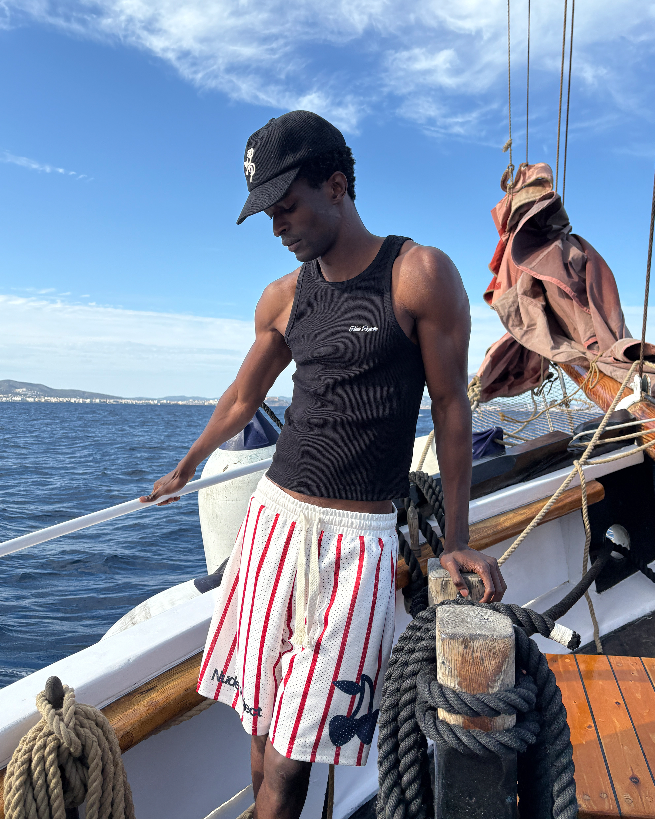 Pantalón Corto Stripes Mesh