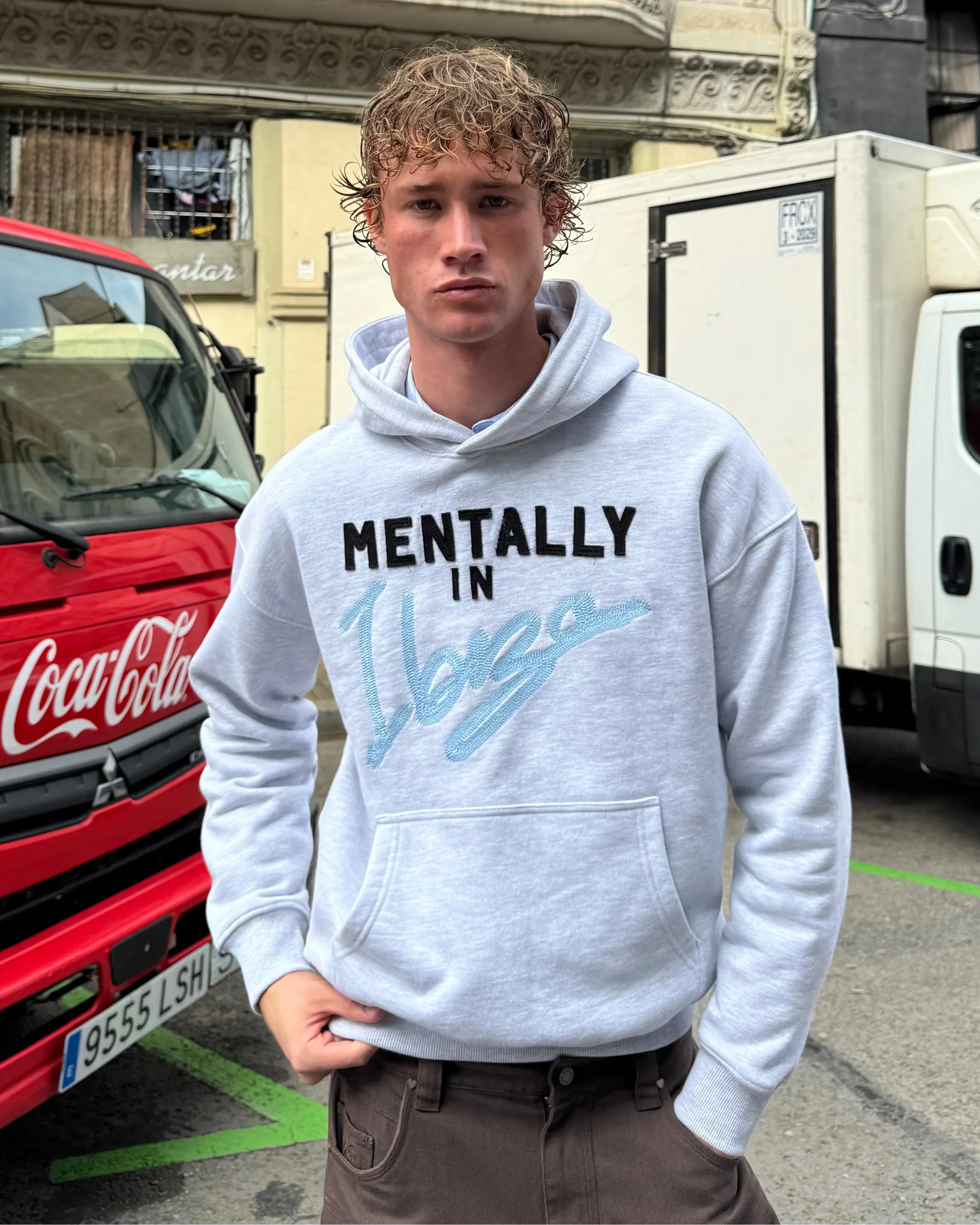 Mindset Hoodie Grey Melange