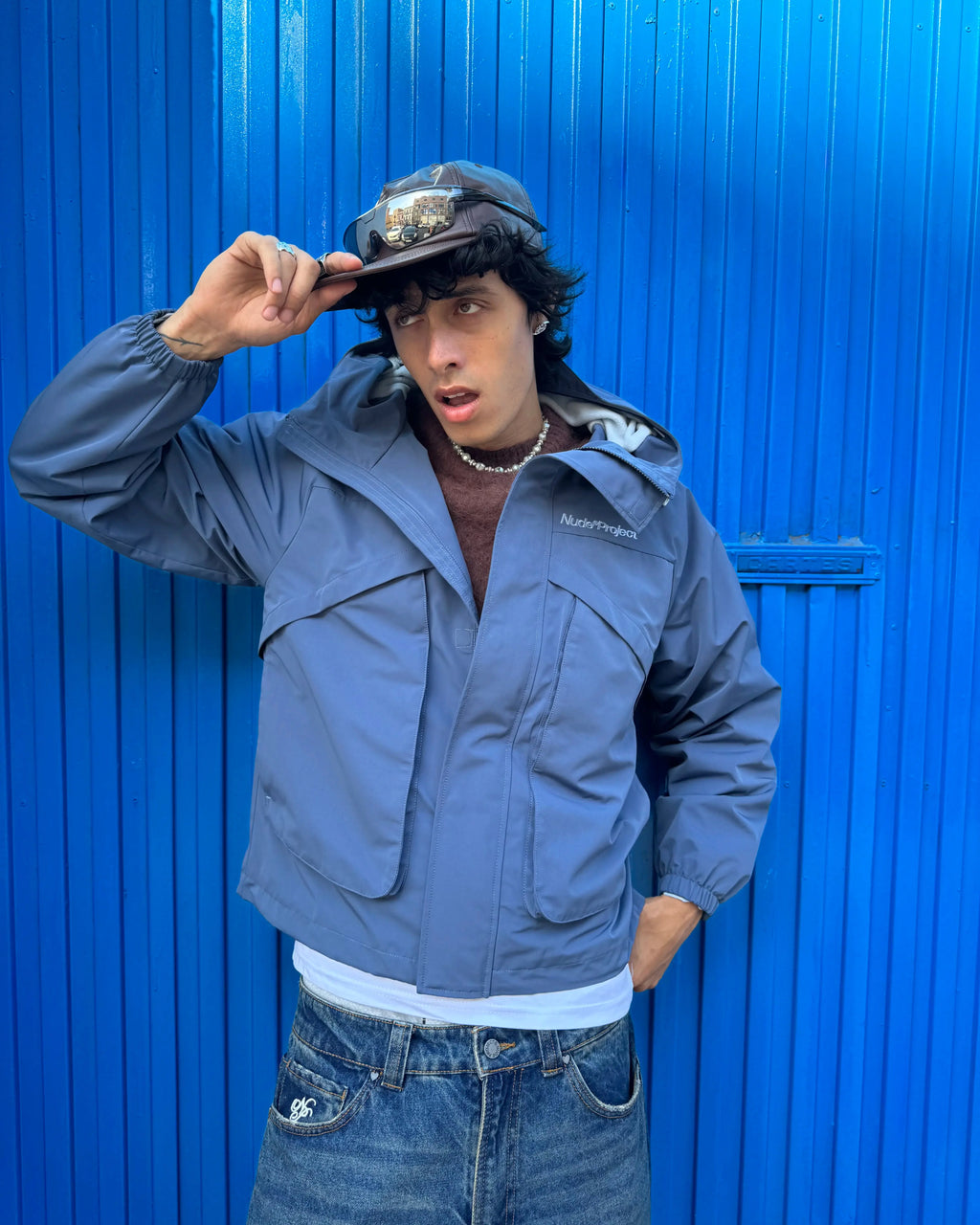 Milestones Windbreaker Jacket Blue