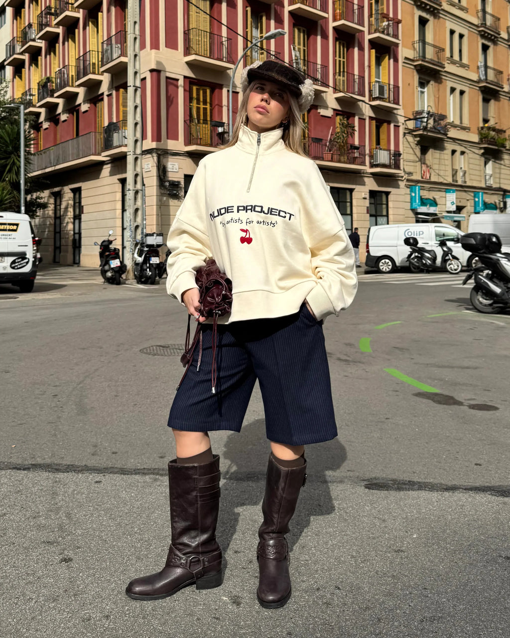 Sport Quarter-Zip Marshmallow