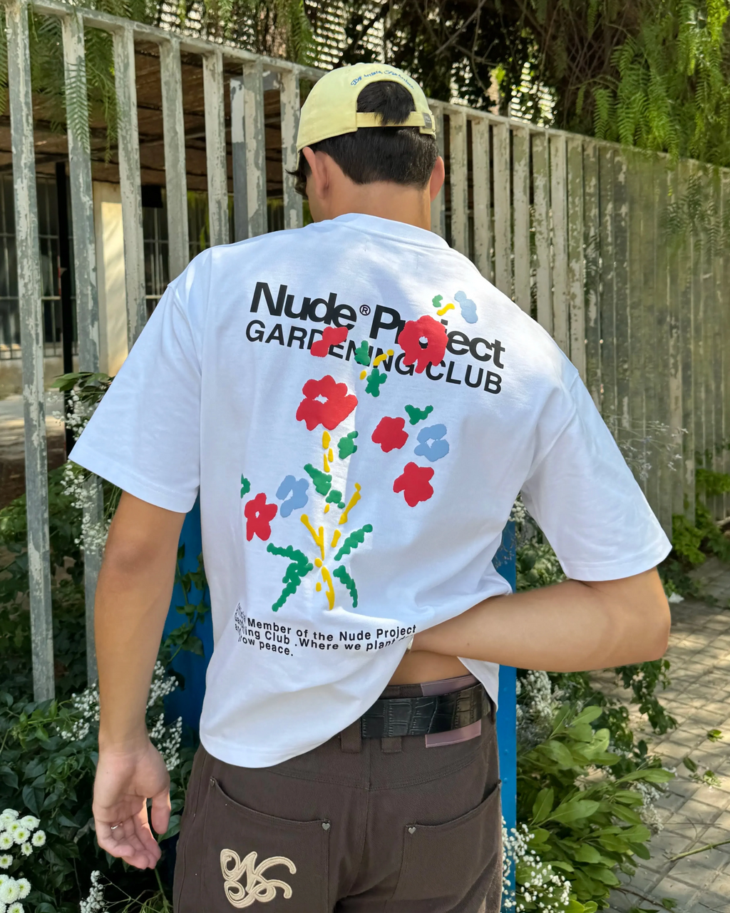 Camiseta Floreta Blanca