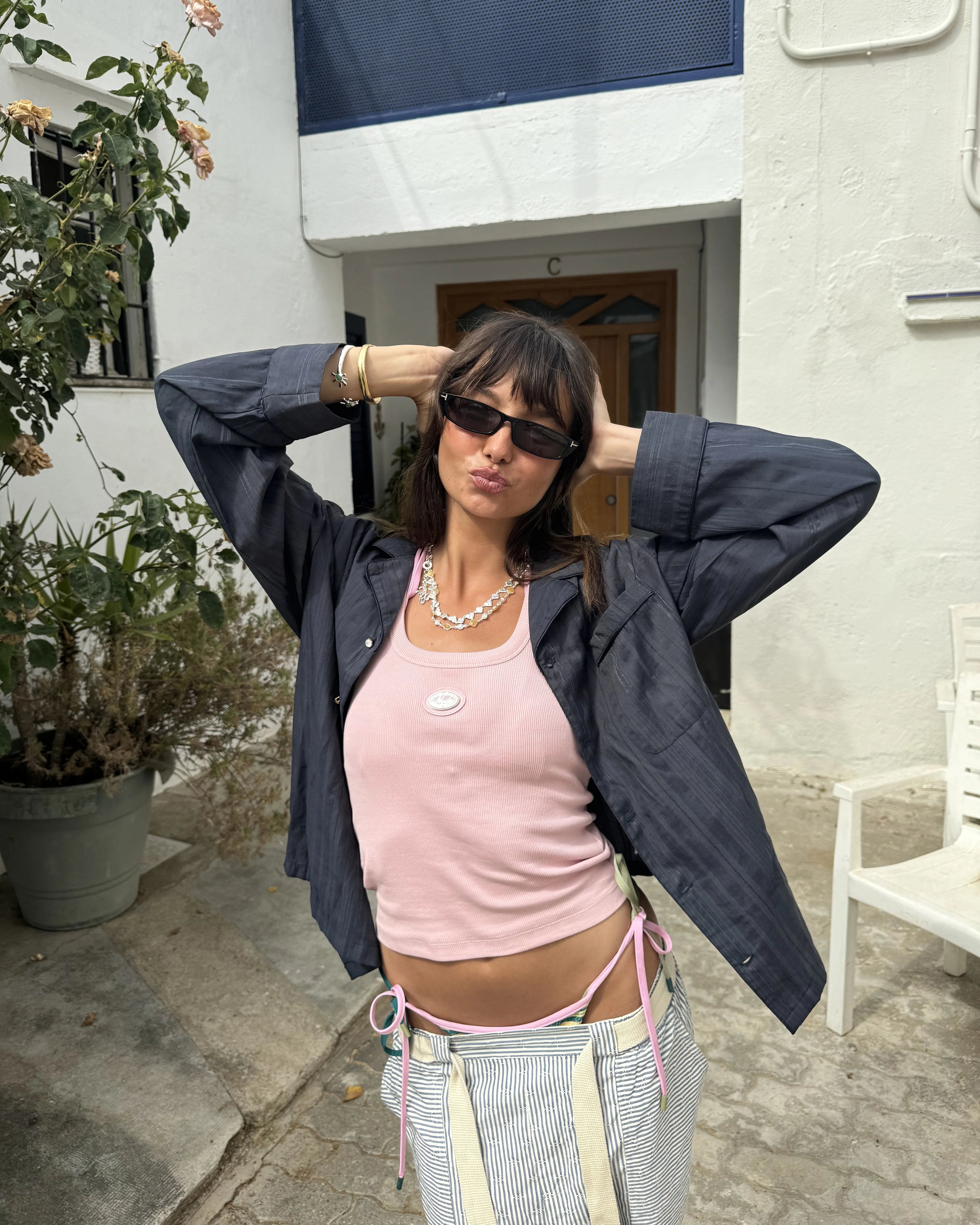 Camisa Sleepy Azul Marino