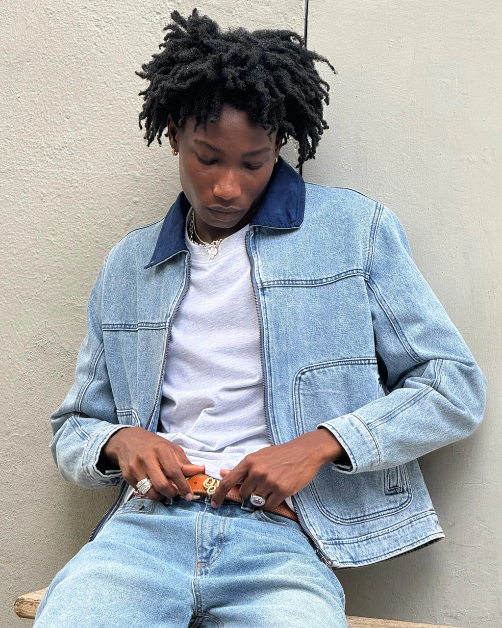 Trucker Denim Jacket Indigo