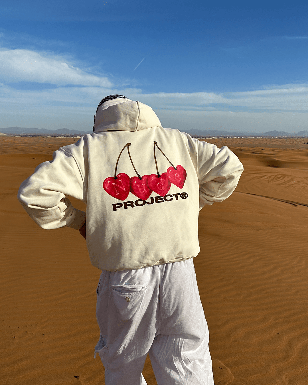 Sudadera Cherry Blanco Crema