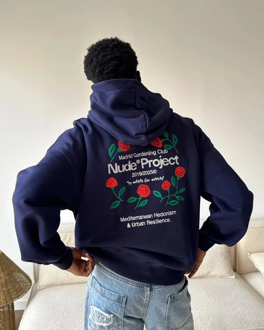 Garden Hoodie Navy