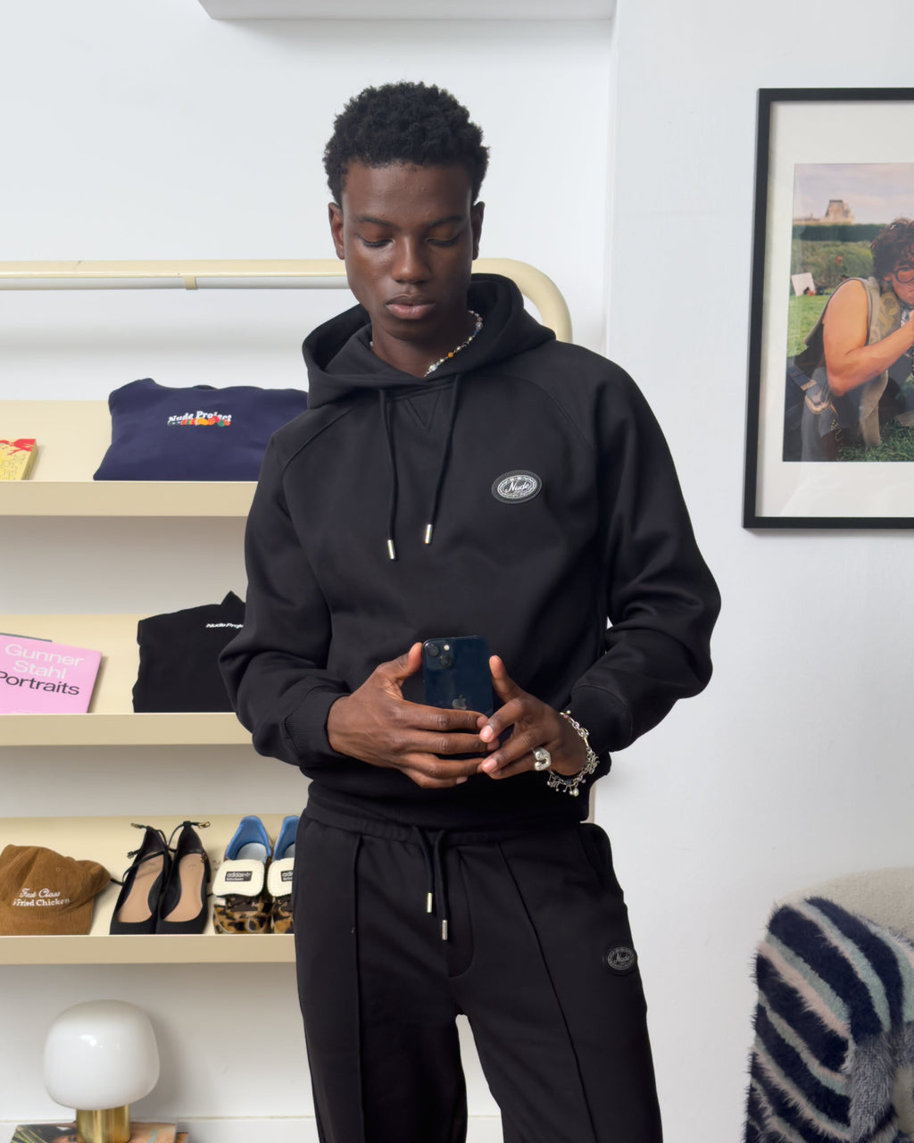 Sudadera Essentials Negra