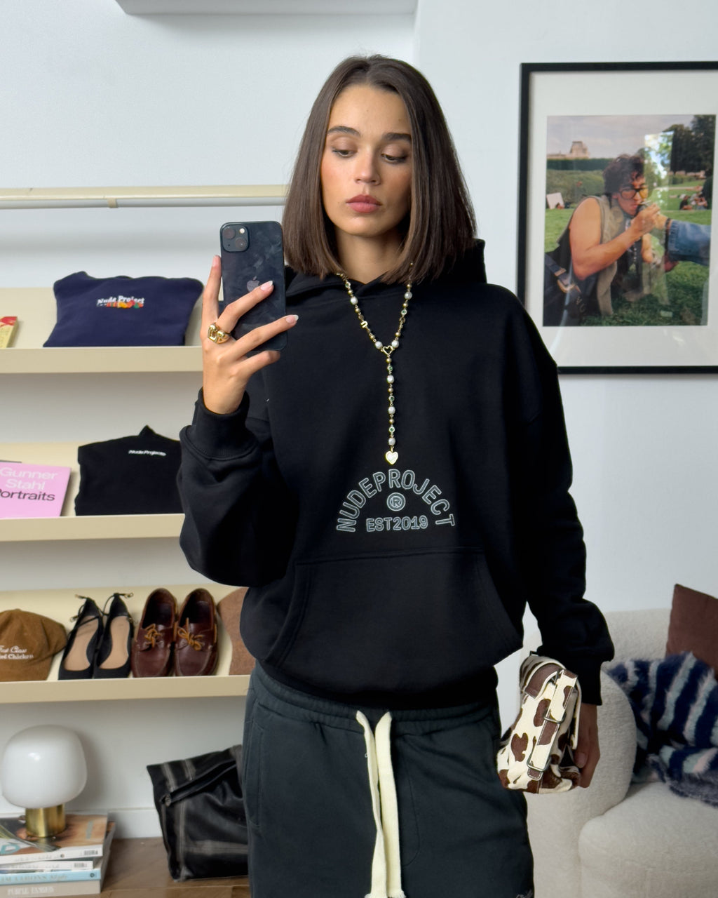 Sudadera Swans Negra