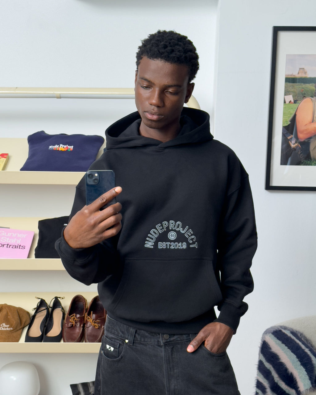 Sudadera Swans Negra