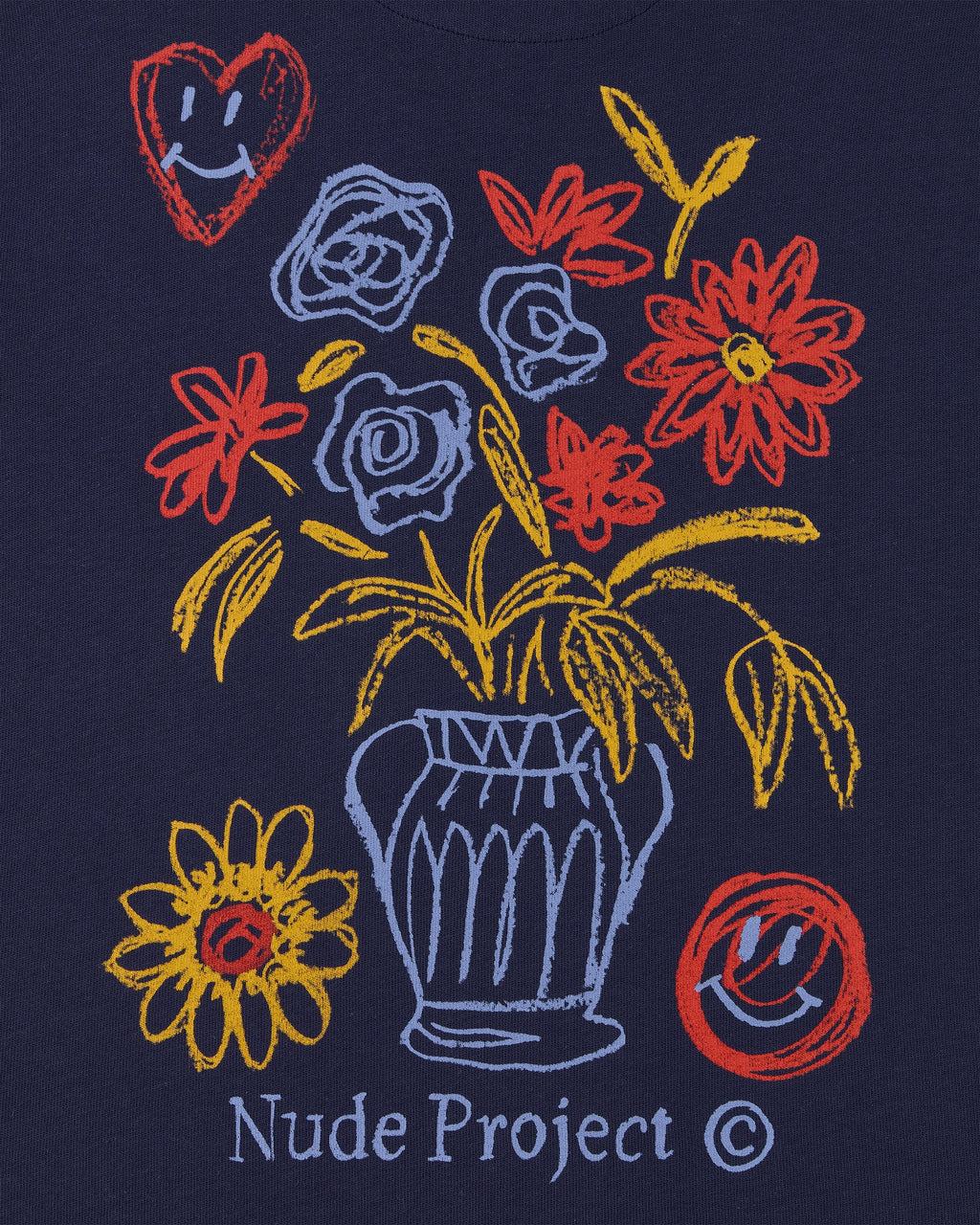 Camiseta Jarron Azul Marino