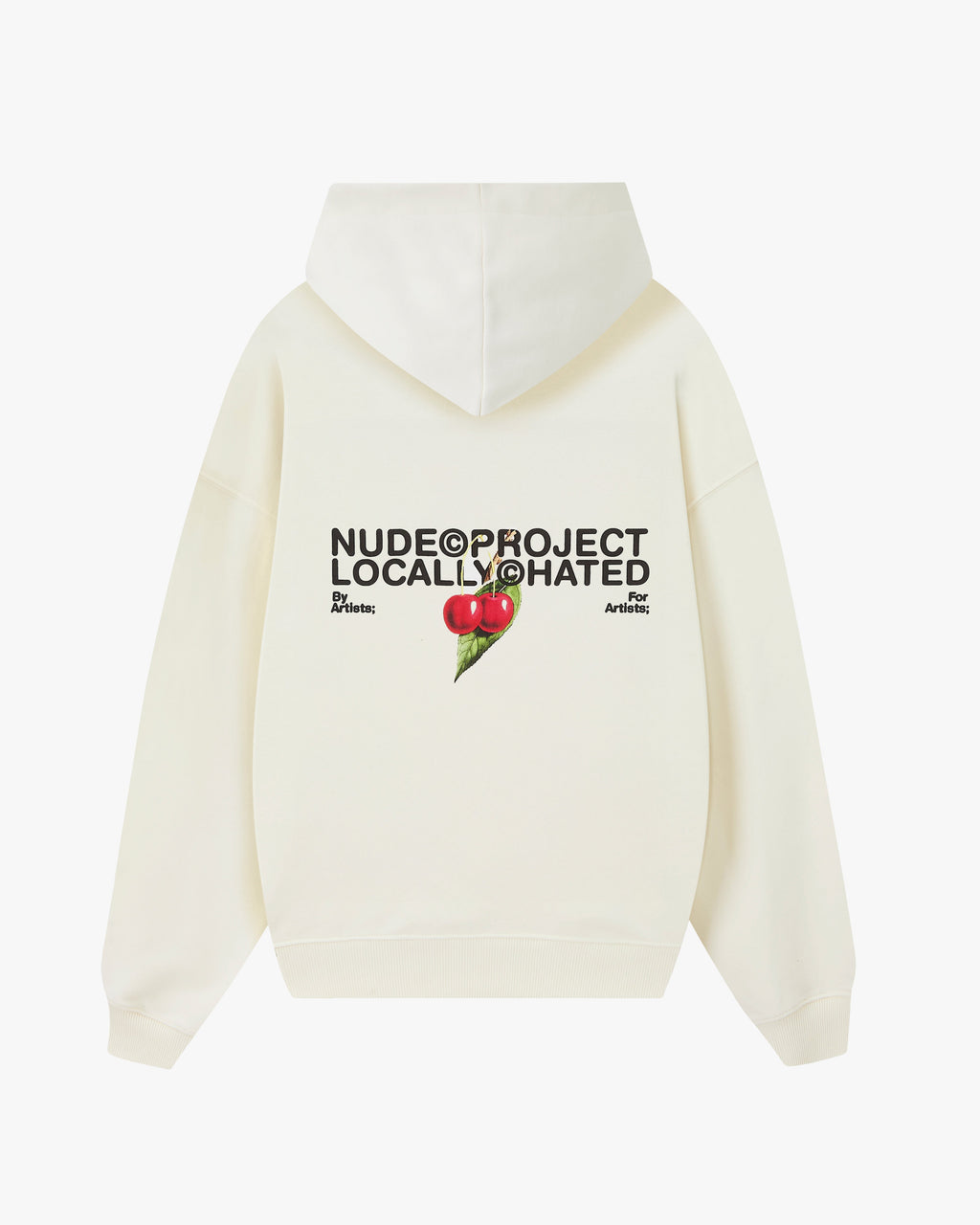 Locally Hated Cherry Hoodie Marshmallow