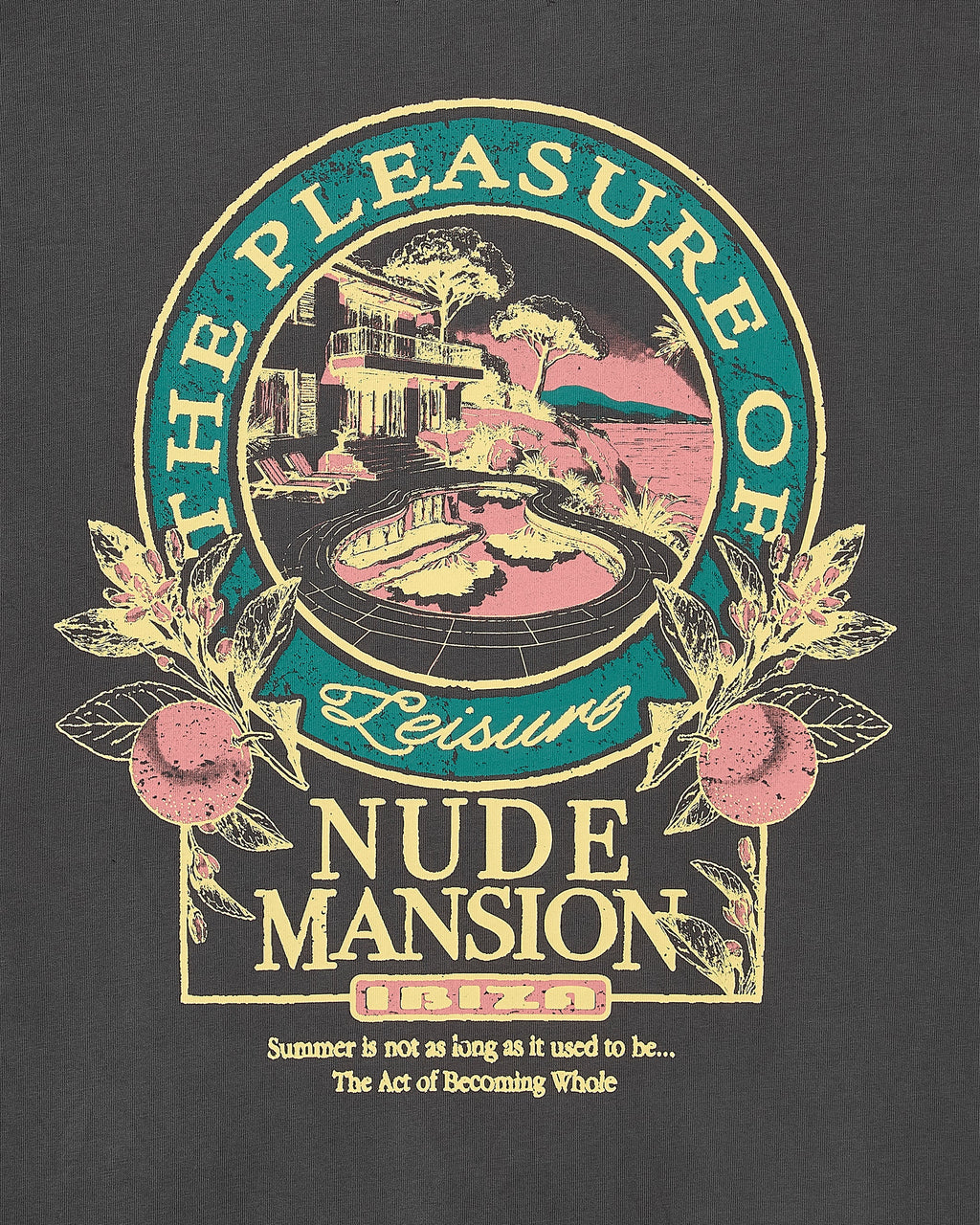 Camiseta Mansion Gris Oscuro