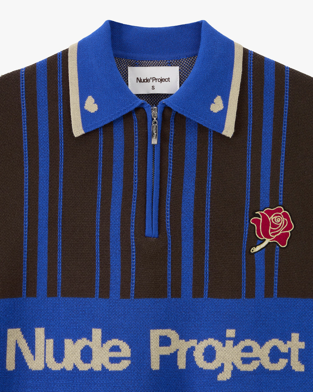 Legend Football Knit Polo Blue