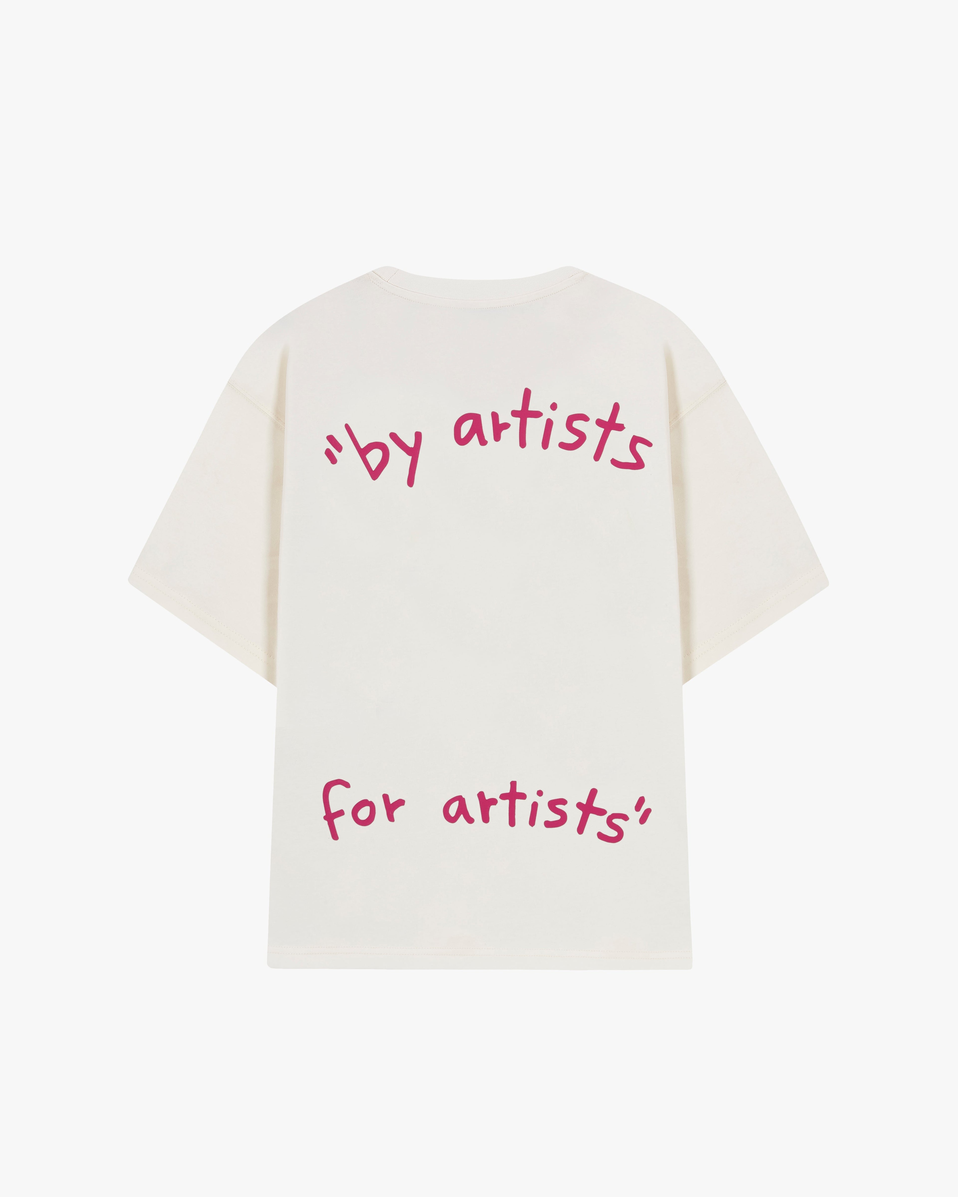 Camiseta Motto Beige