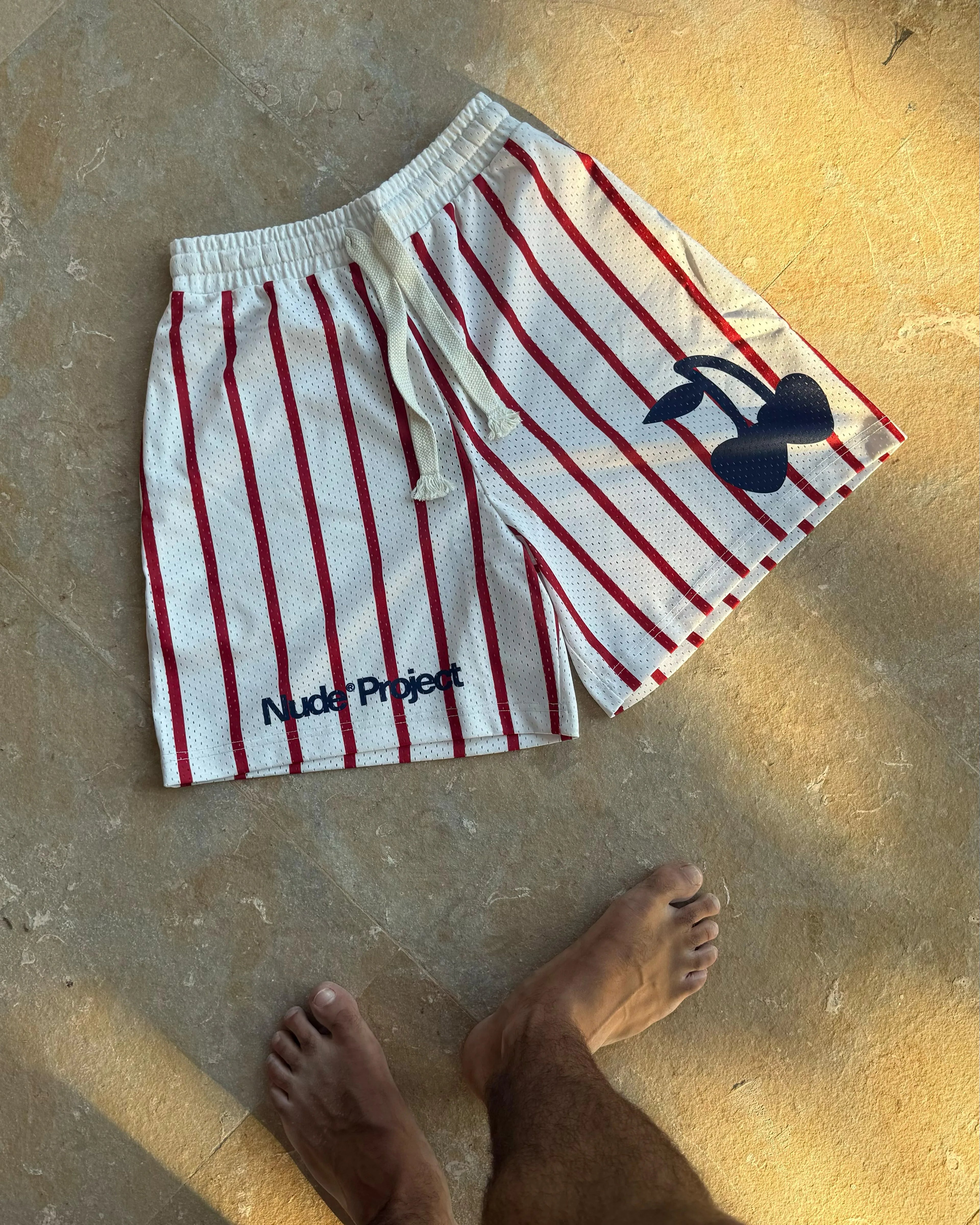 Pantalón Corto Stripes Mesh