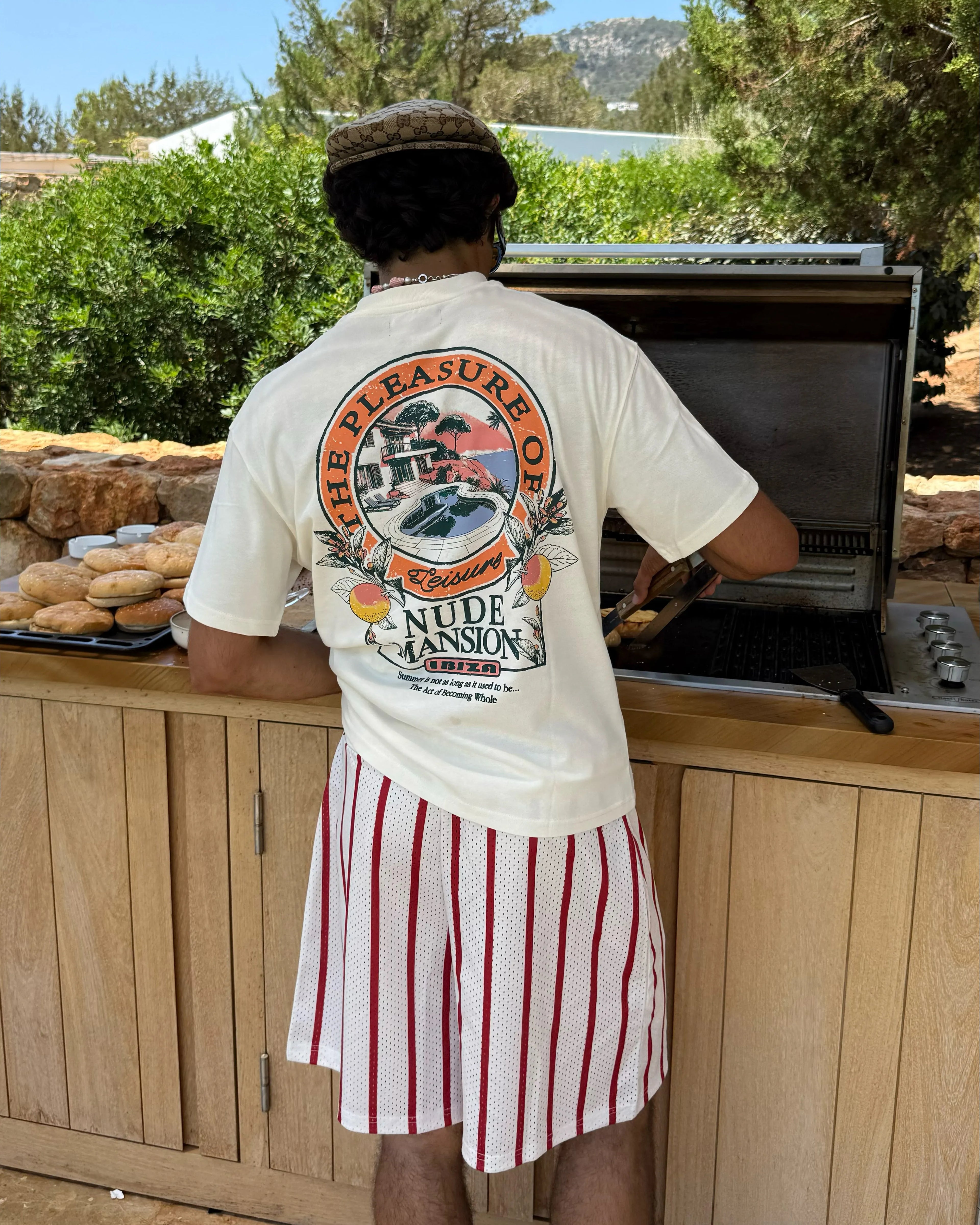 Camiseta Mansion Blanco Crema