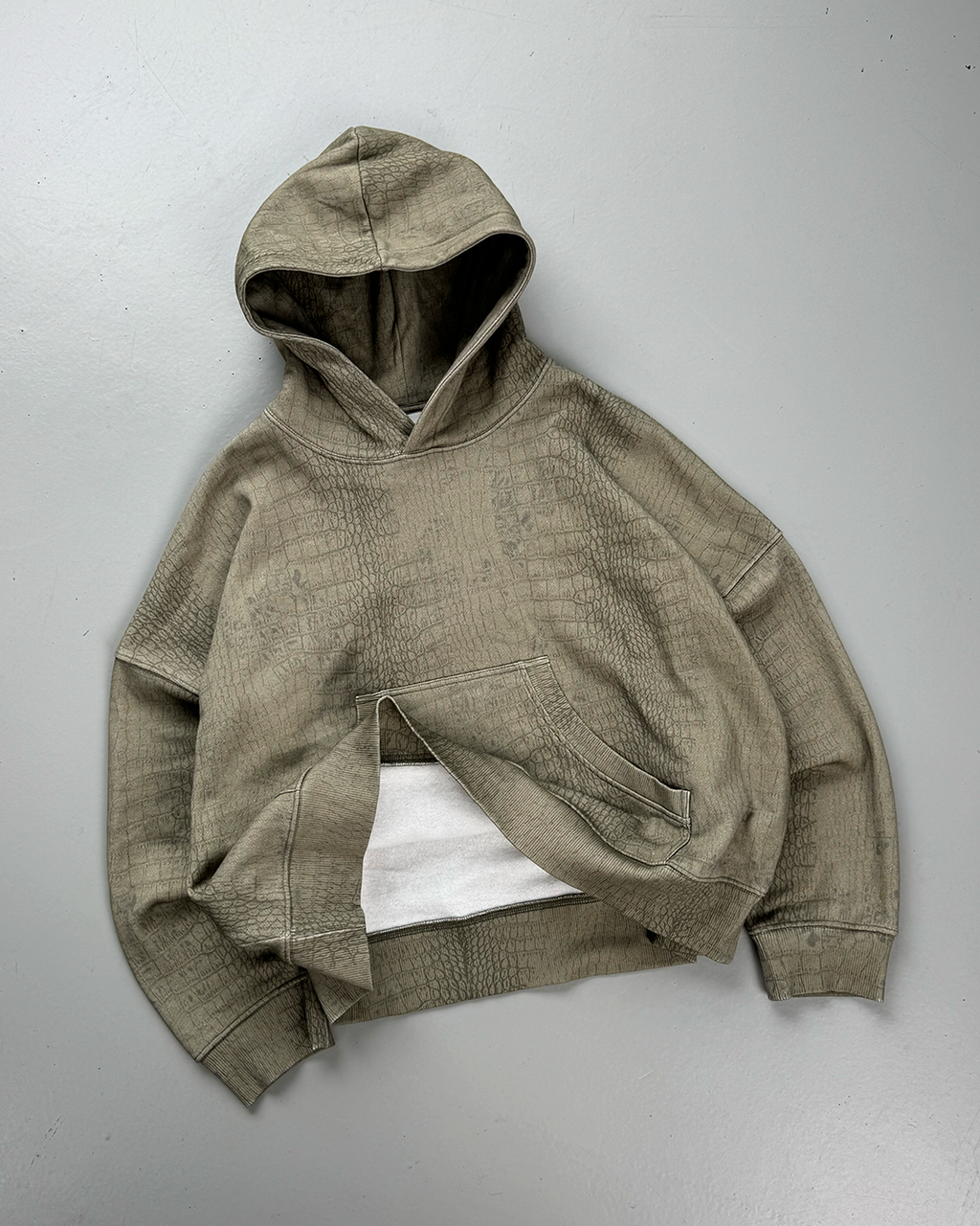 Sudadera Croco Verde