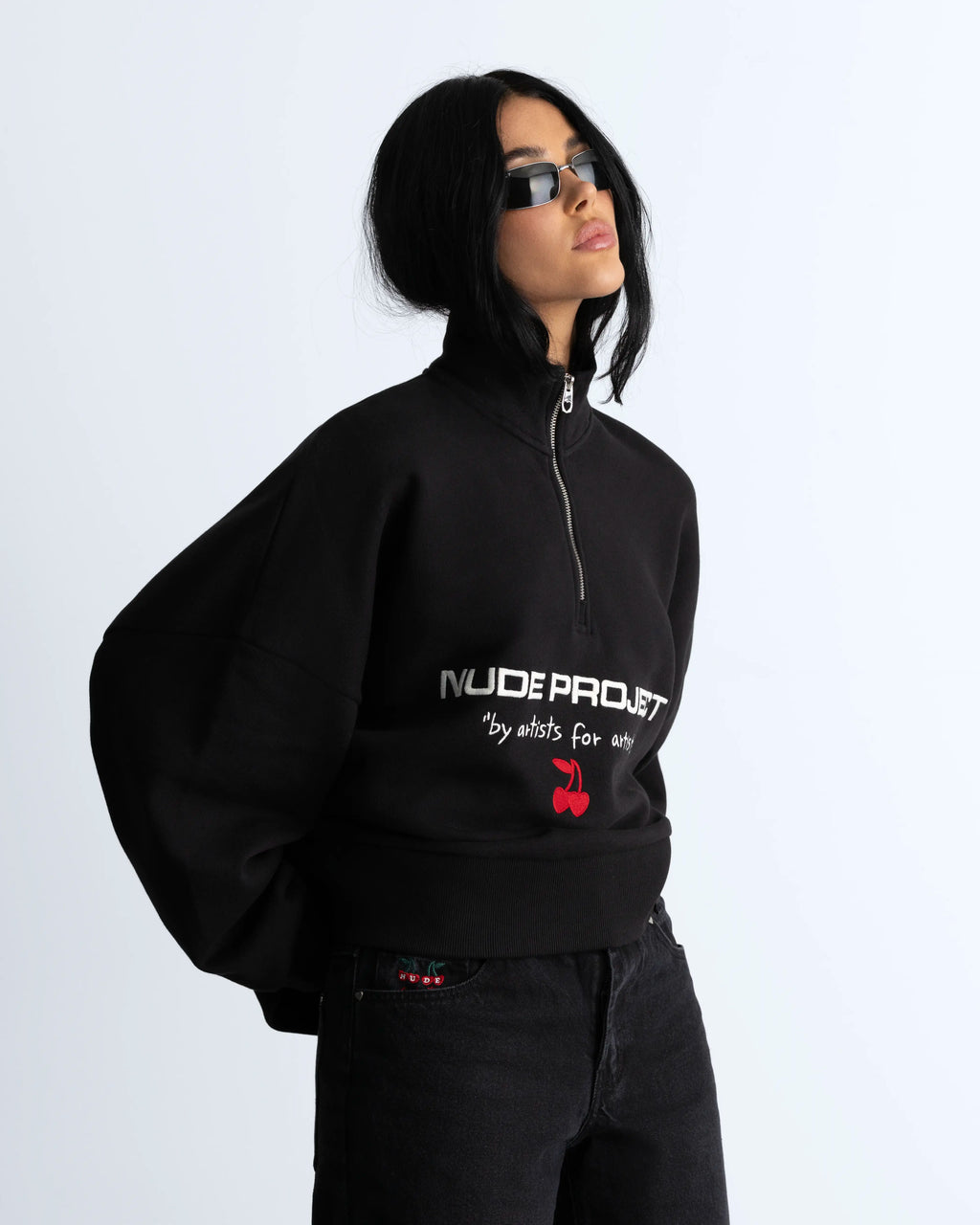 Sport Quarter-Zip Black