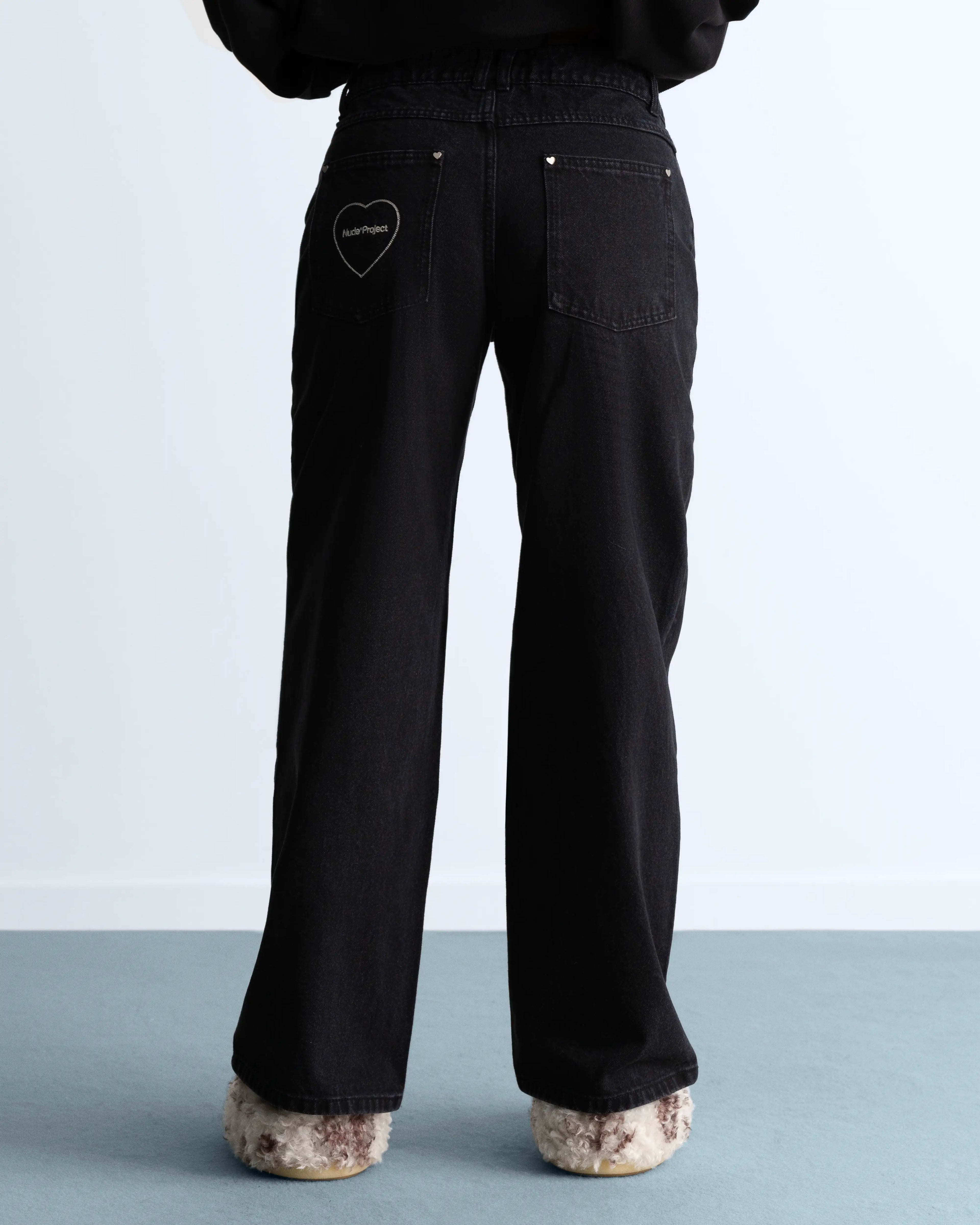 Pantalón Baggy Negro Old Woman