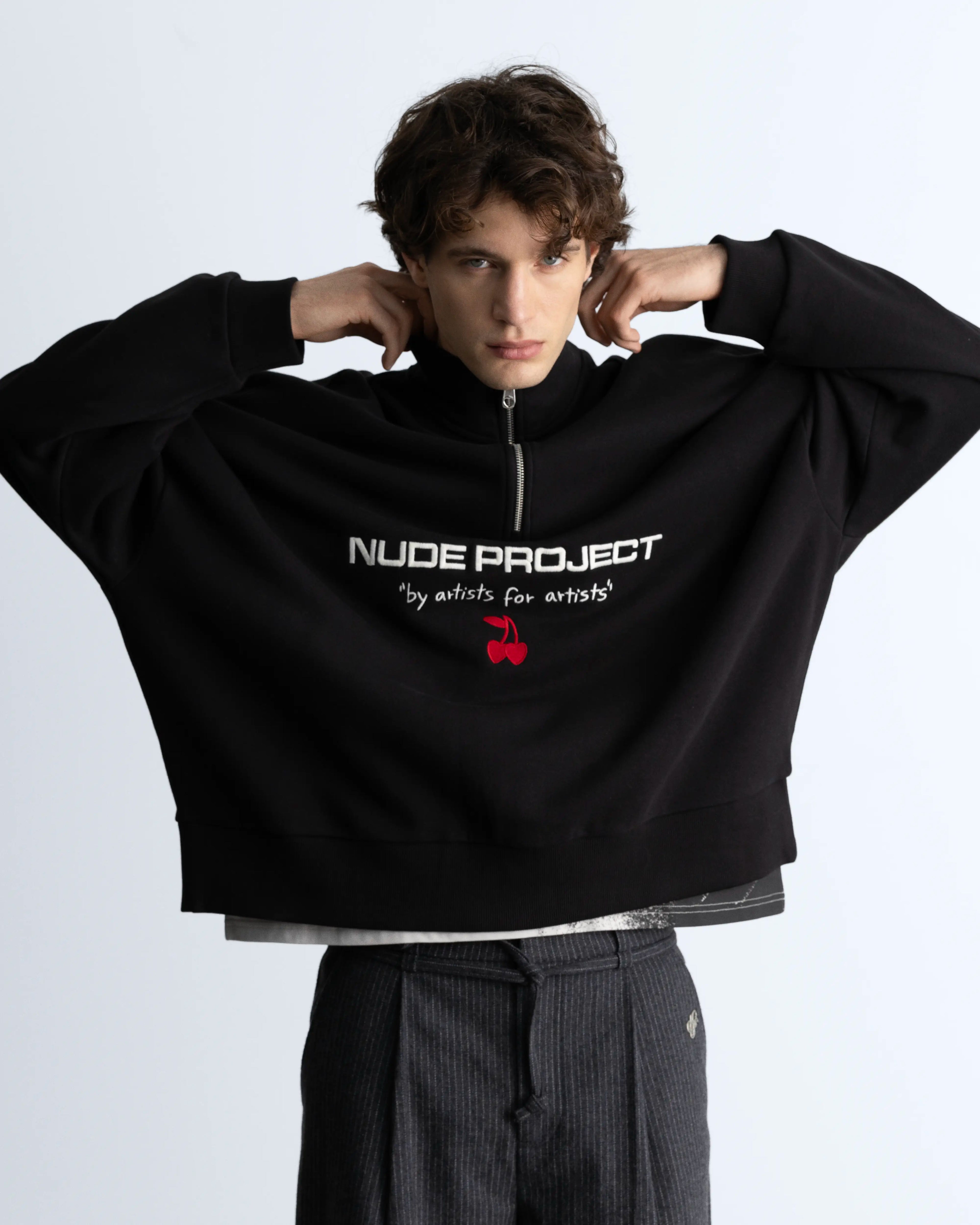 Sport Quarter-Zip Black