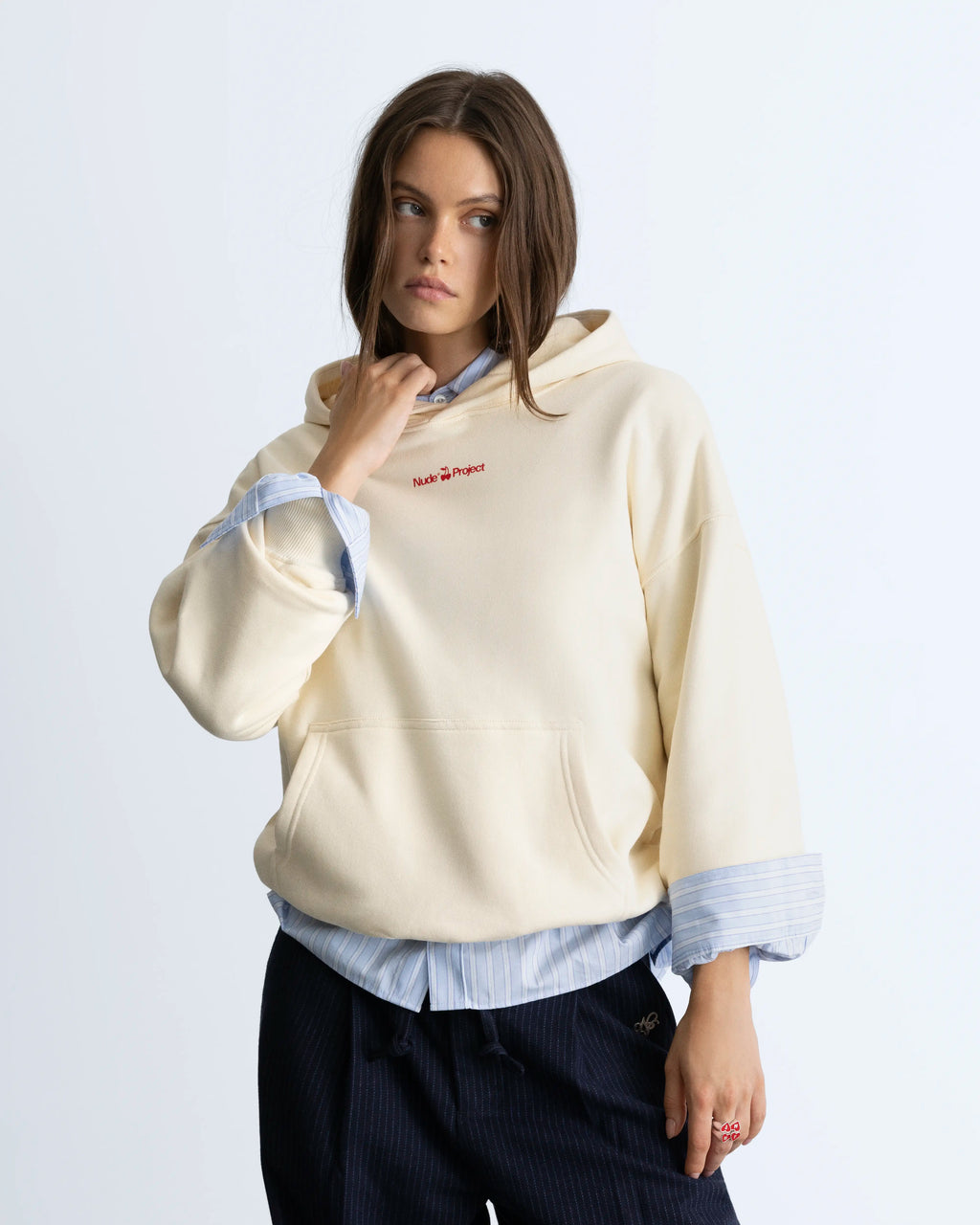 Cherry Logo Hoodie Marshmallow