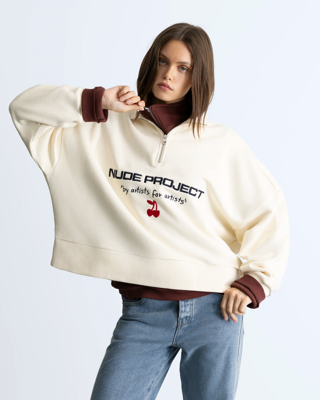 Sport Quarter-Zip Marshmallow