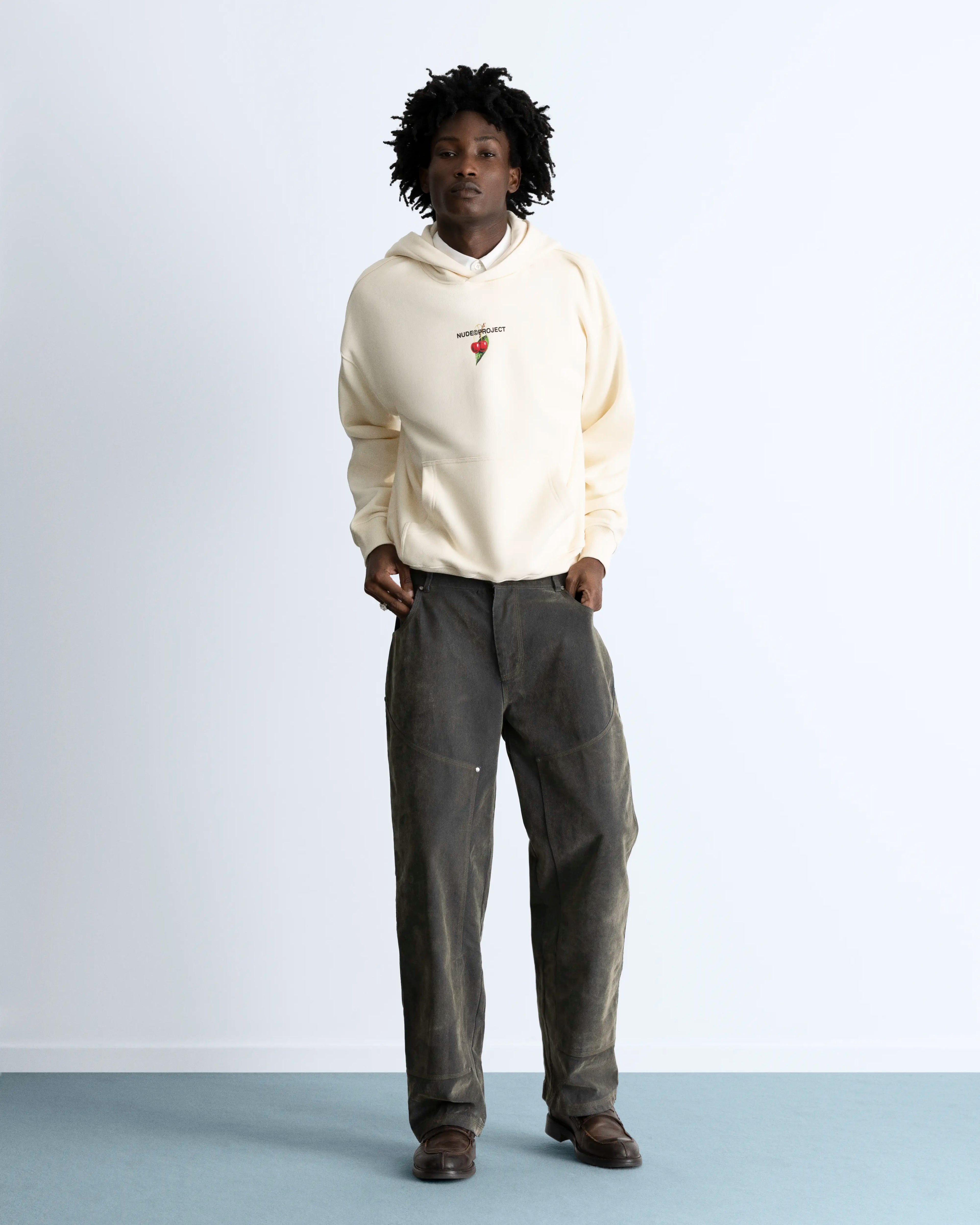 Locally Hated Cherry Hoodie Marshmallow