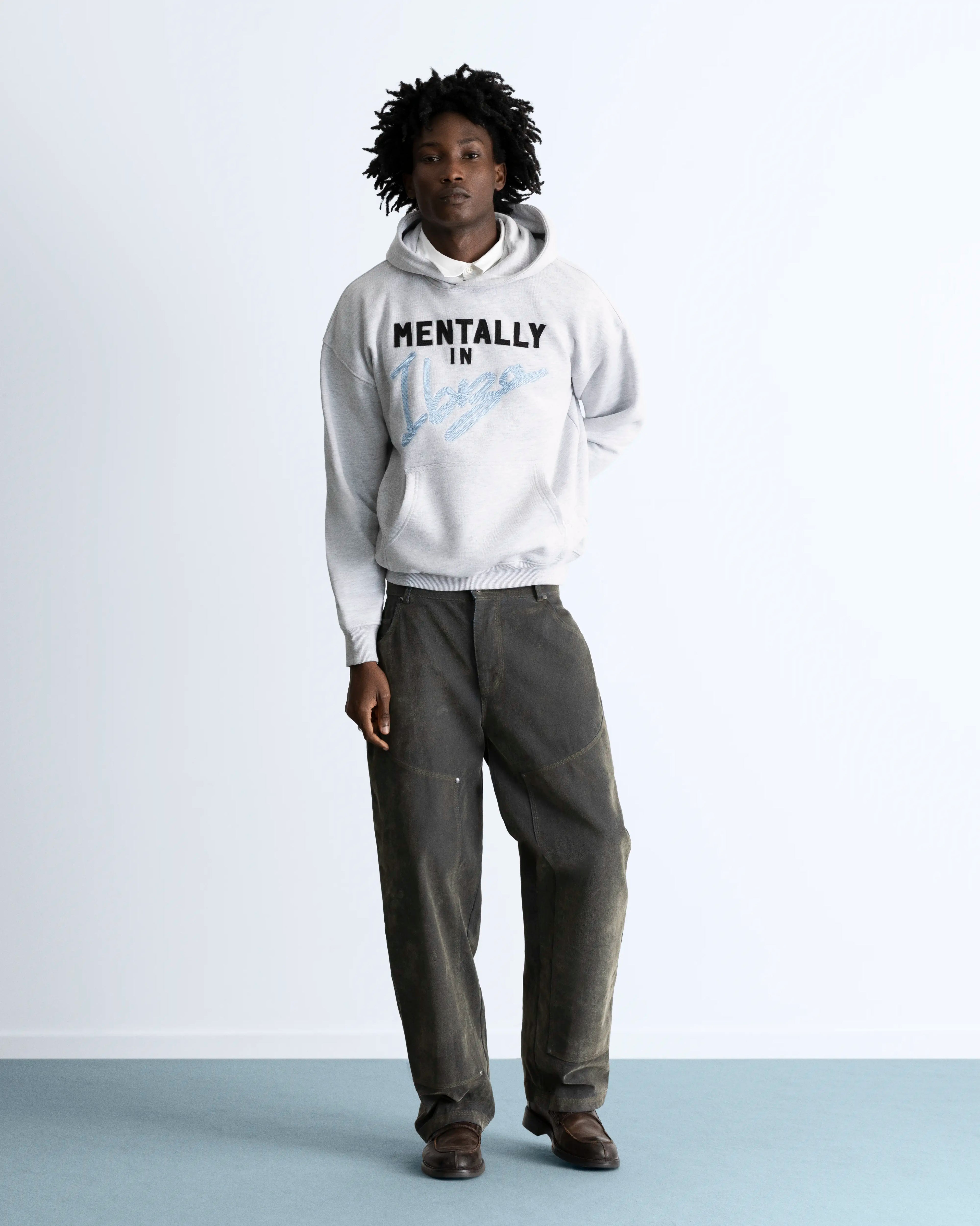 Mindset Hoodie Grey Melange