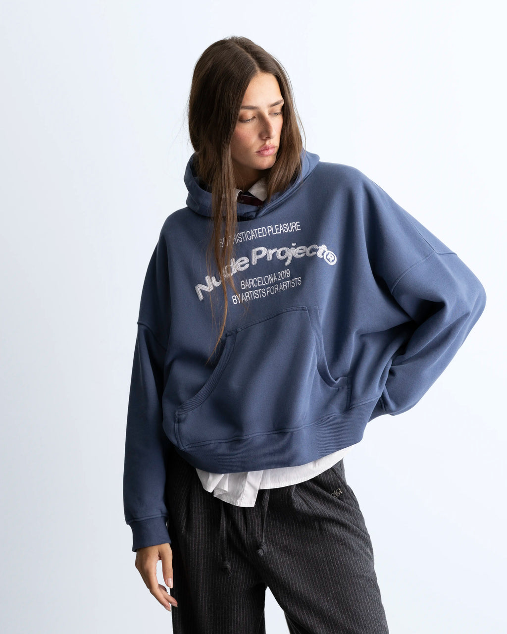 Sudadera Boxy Liberty Azul