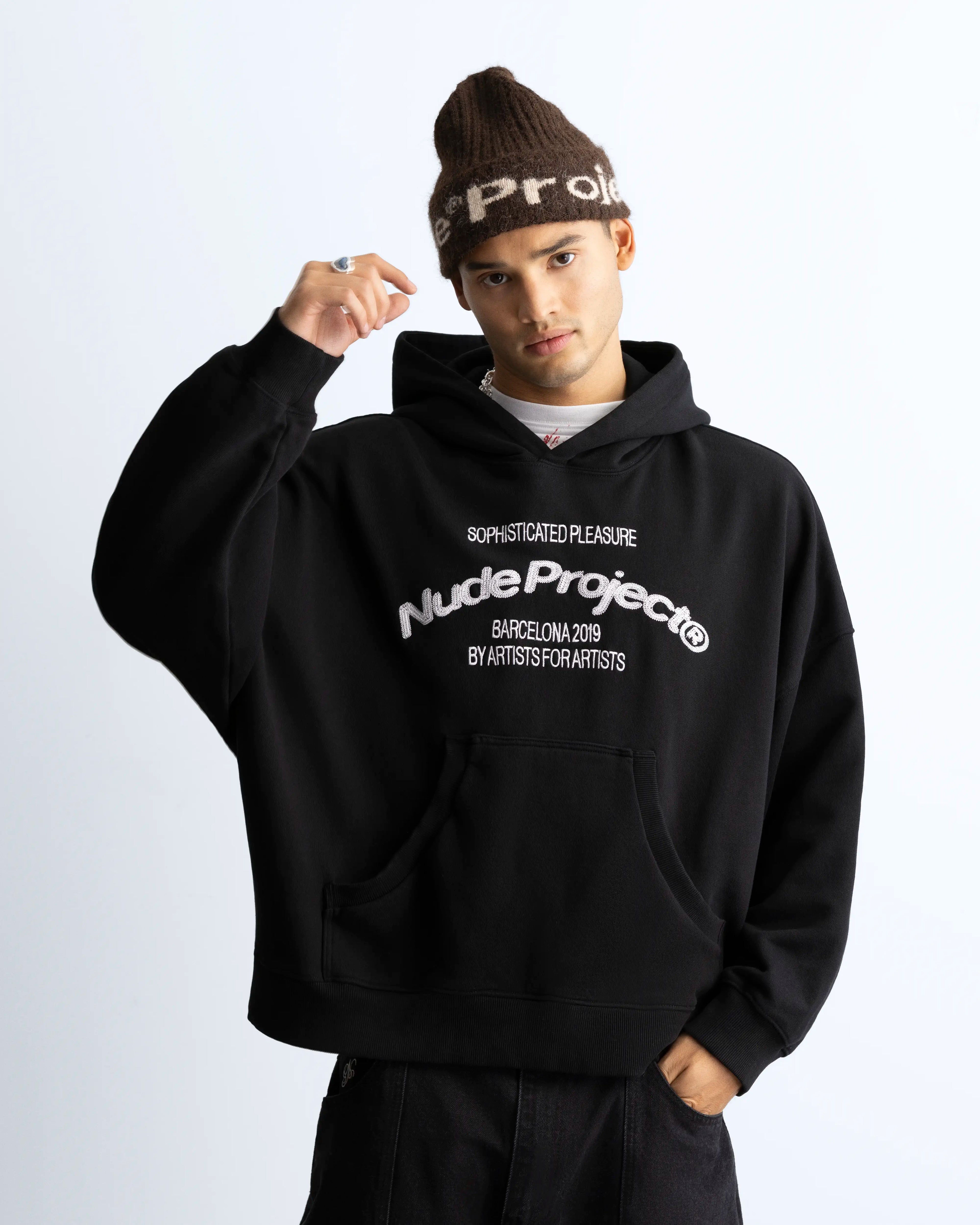 Sudadera Boxy Liberty Negra