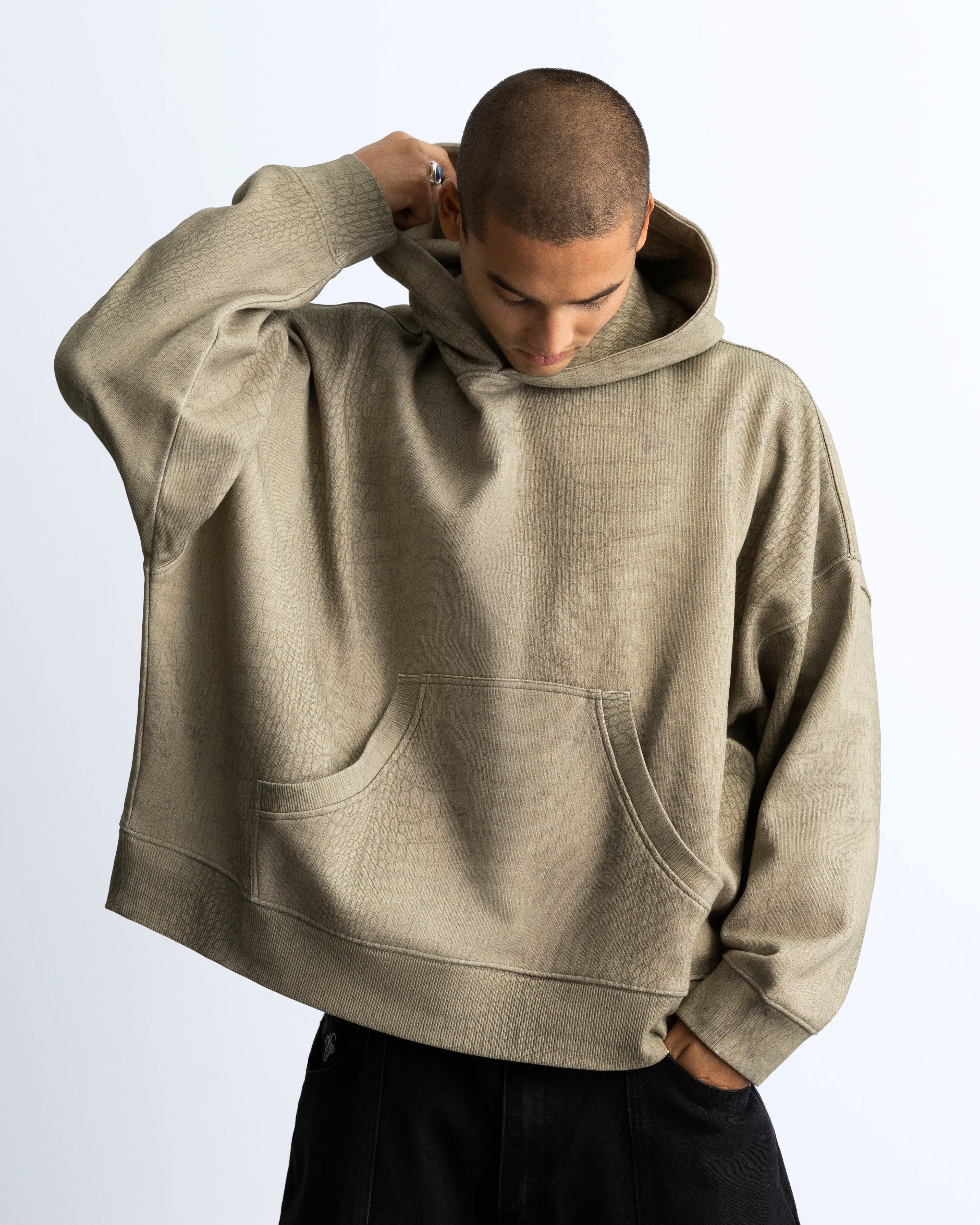 Sudadera Croco Verde