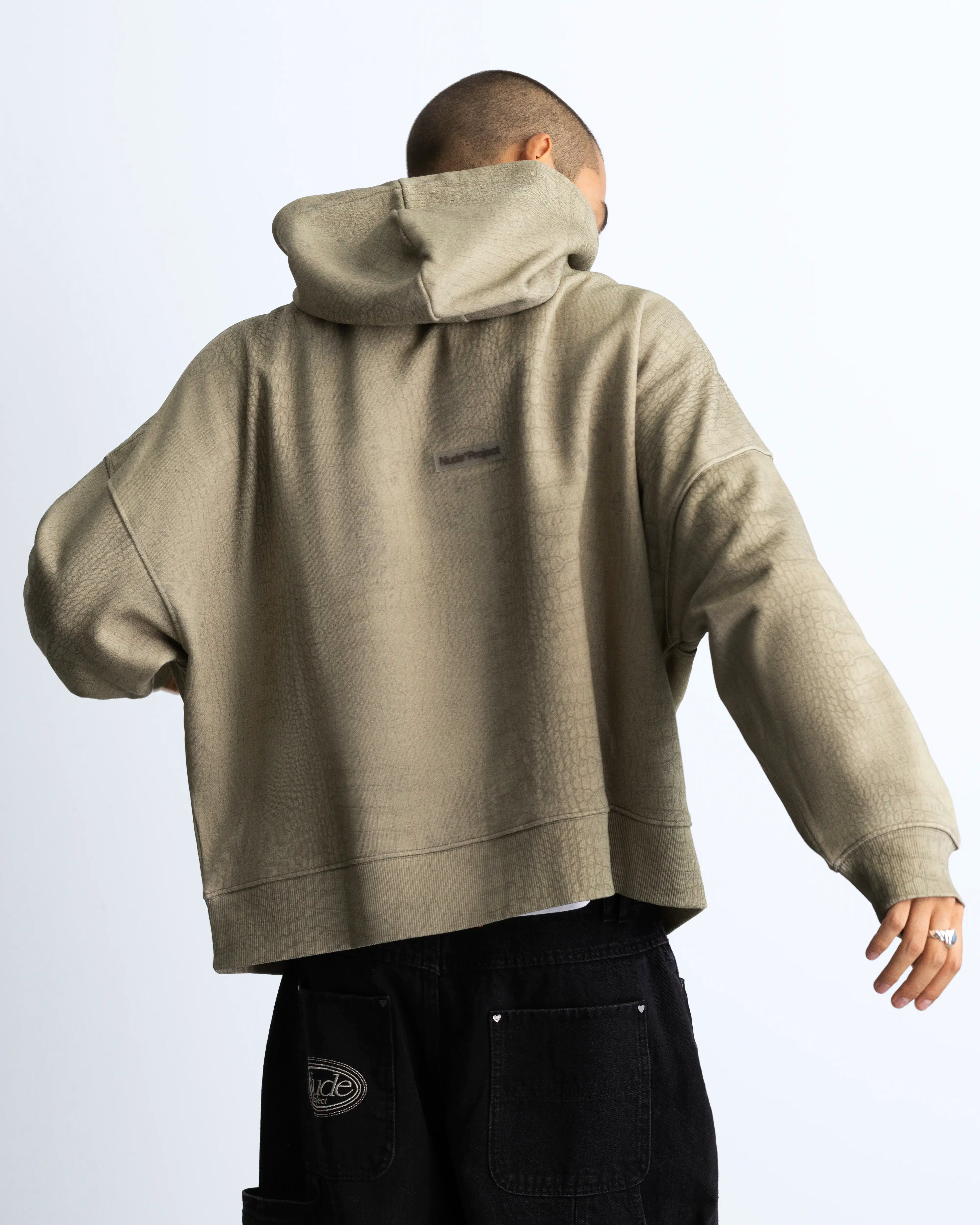 Sudadera Croco Verde