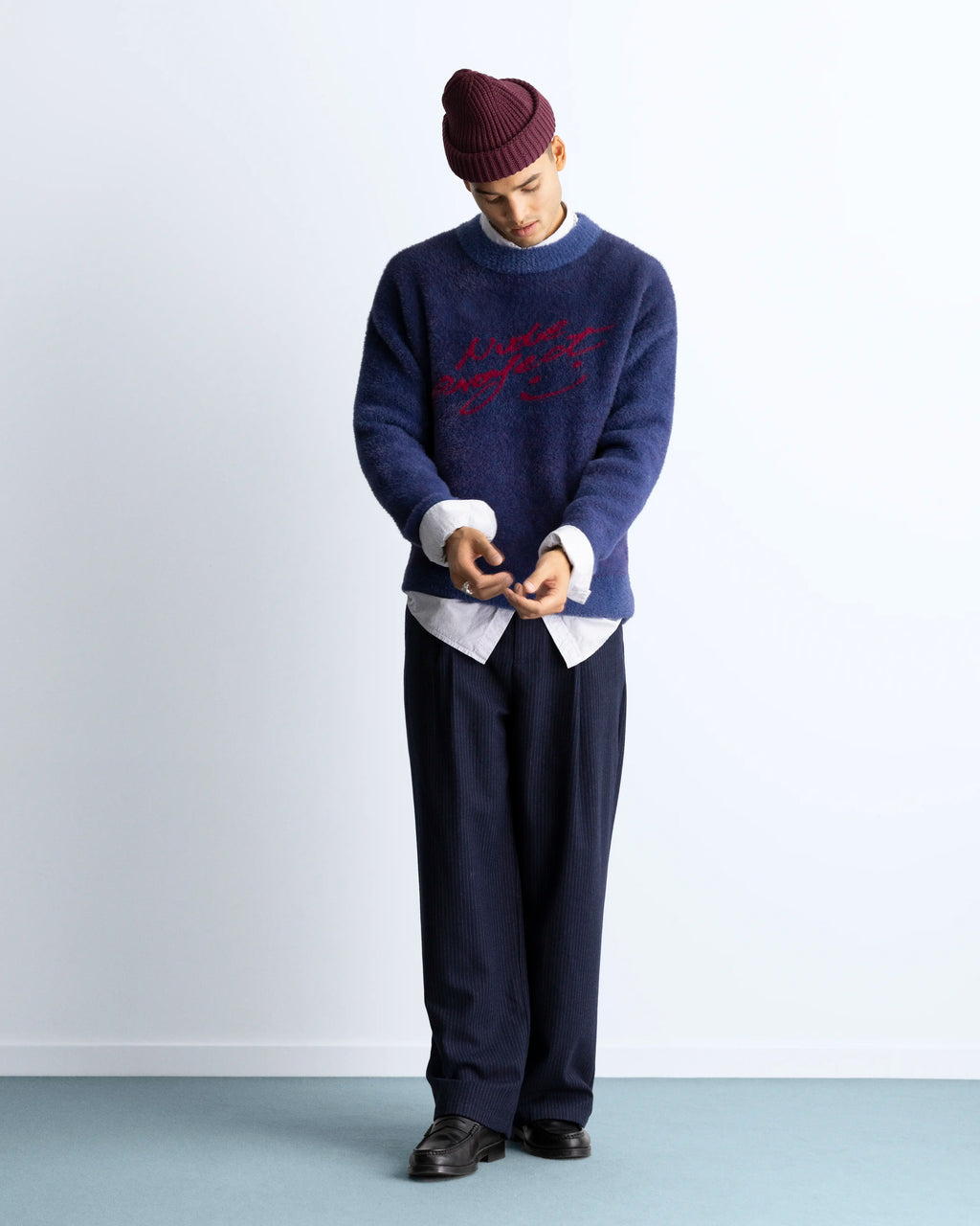 Jersey Gradient Cozy Azul Marino