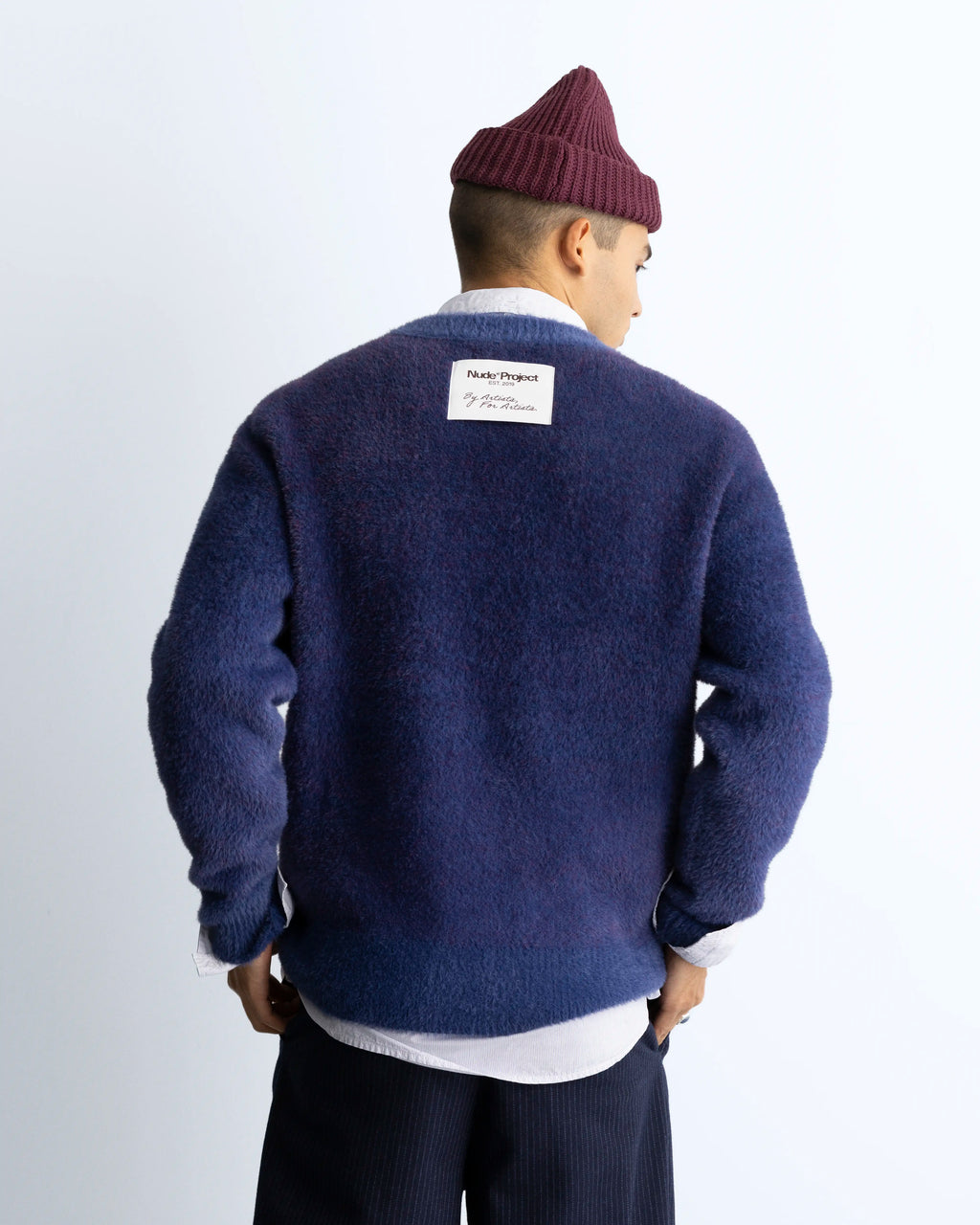 Jersey Gradient Cozy Azul Marino