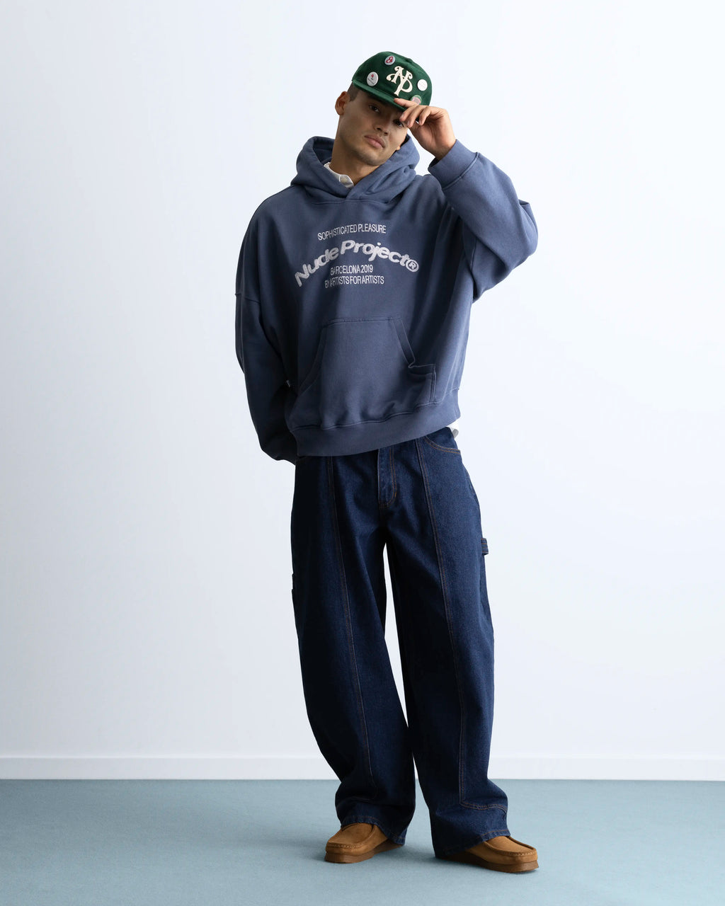 Sudadera Boxy Liberty Azul