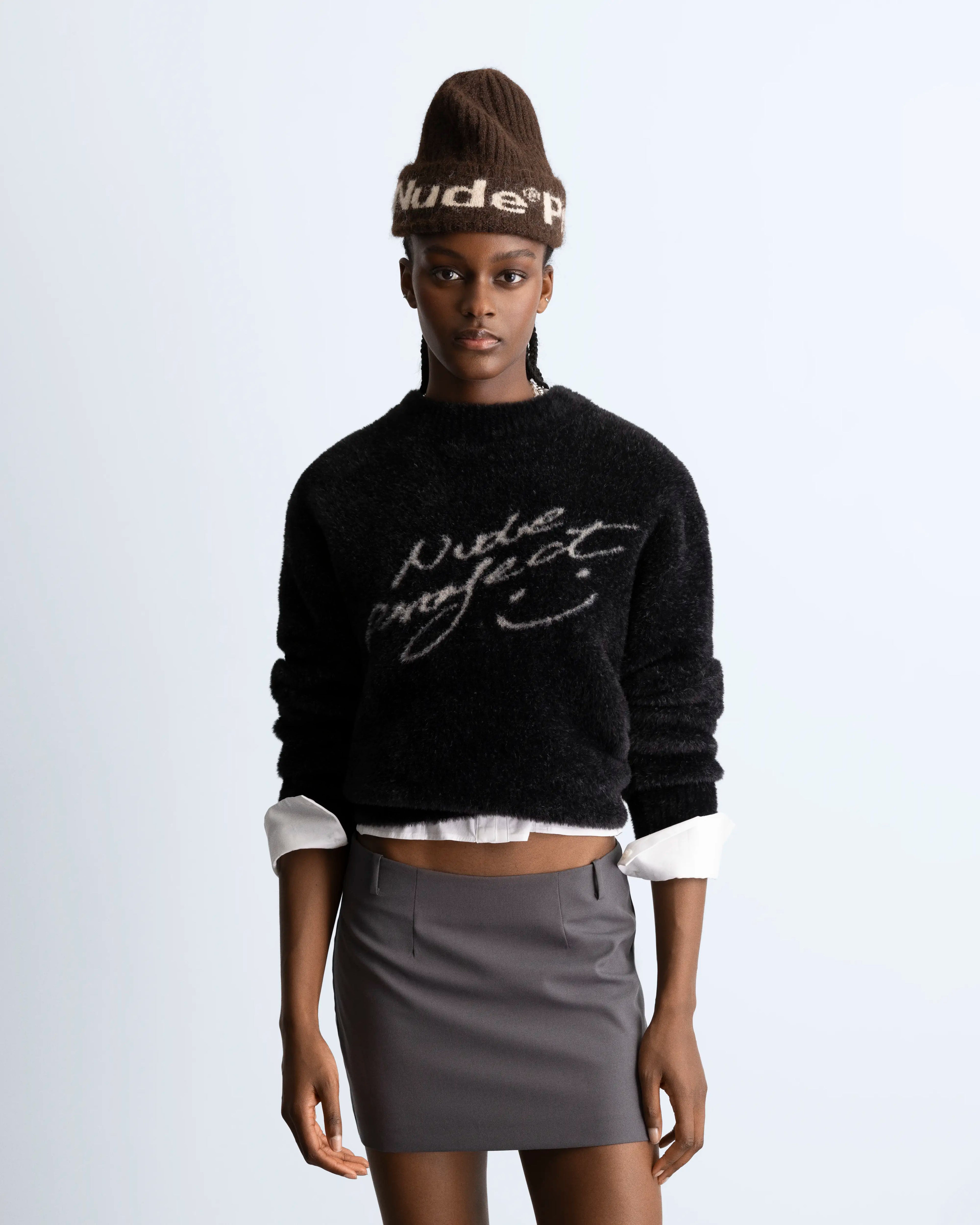 Jersey Gradient Cozy Negro