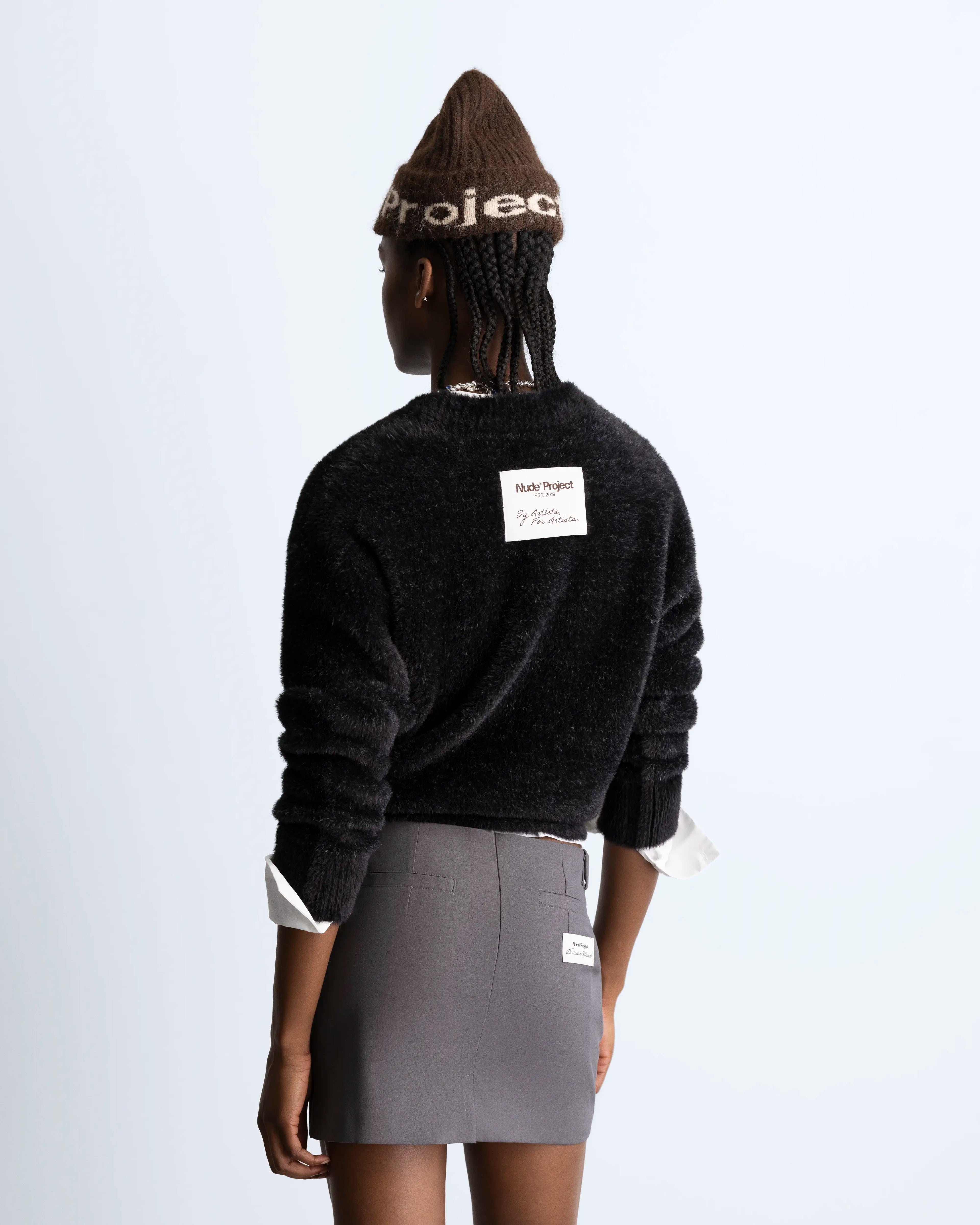 Jersey Gradient Cozy Negro