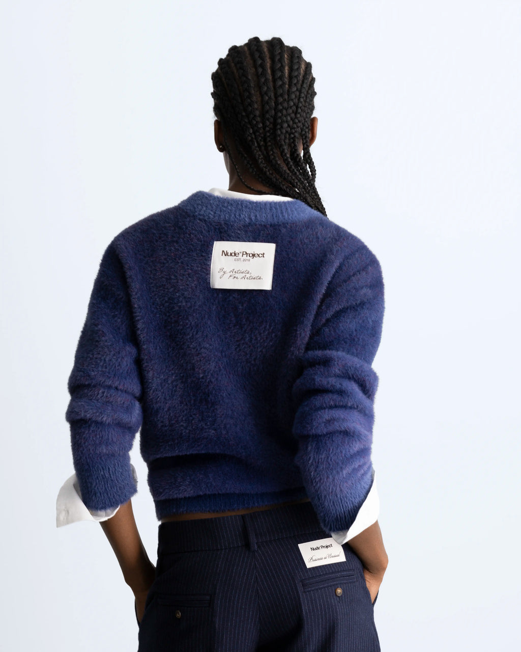 Jersey Gradient Cozy Azul Marino