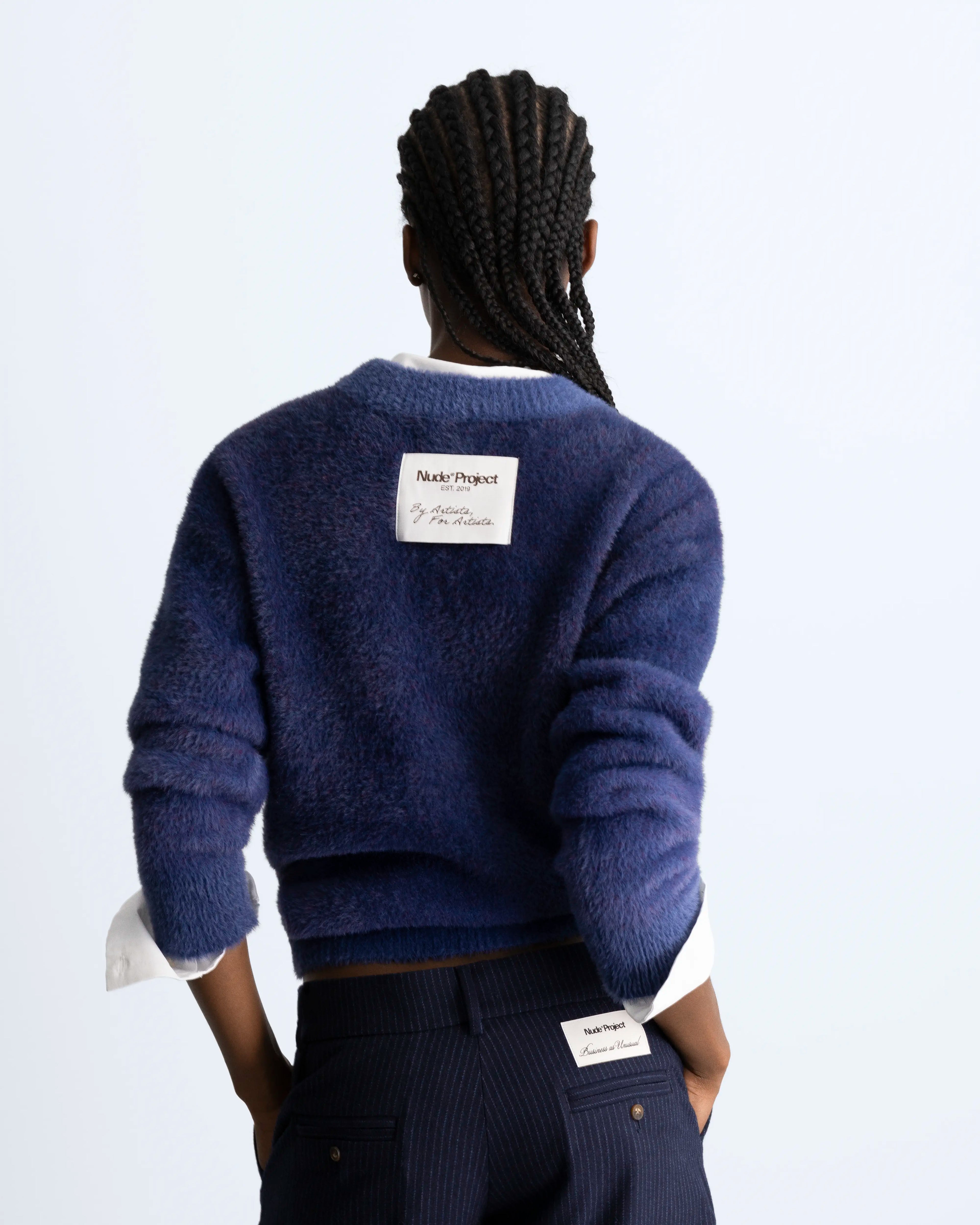 Jersey Gradient Cozy Azul Marino