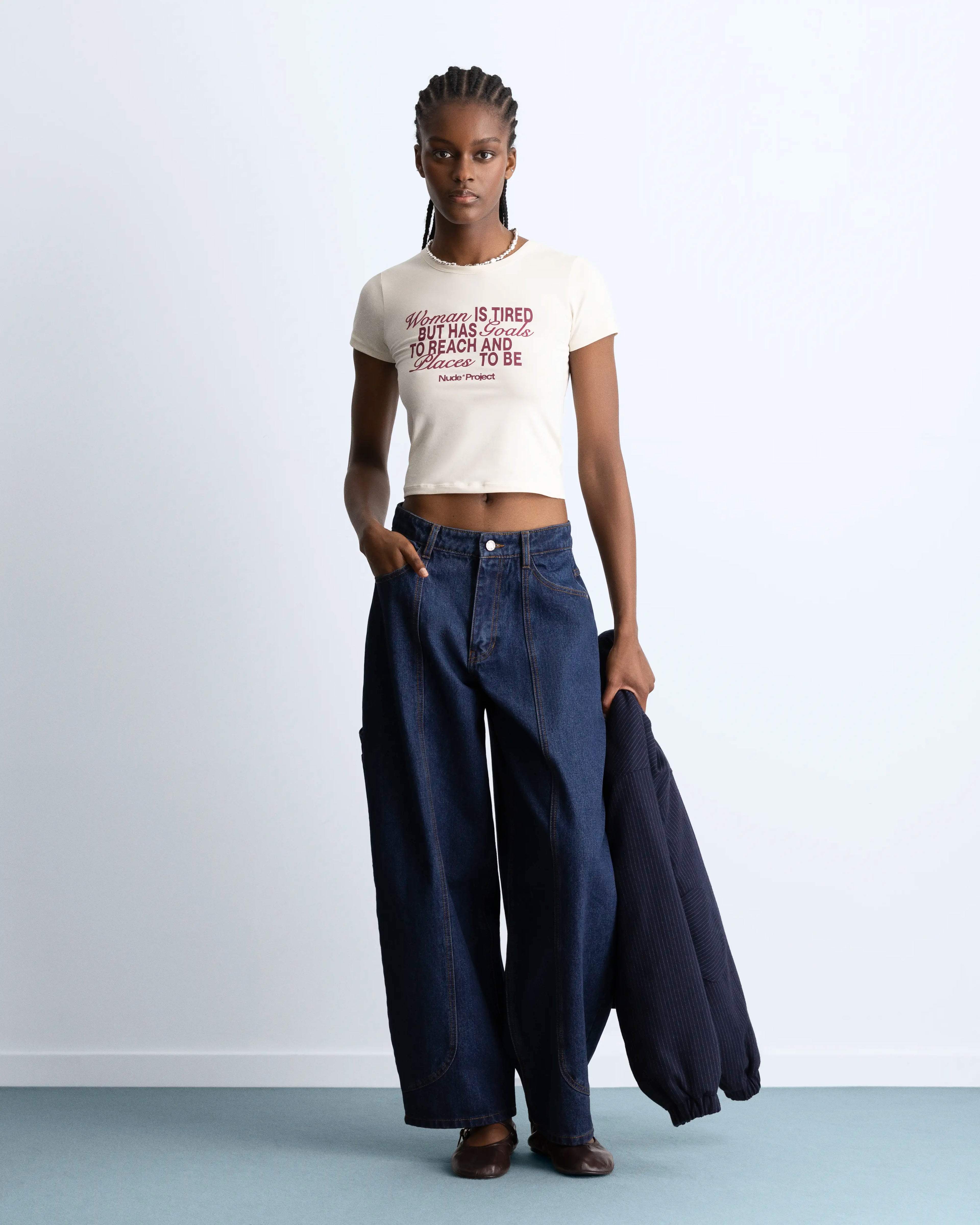 Pantalón Vaquero Barrel Indigo