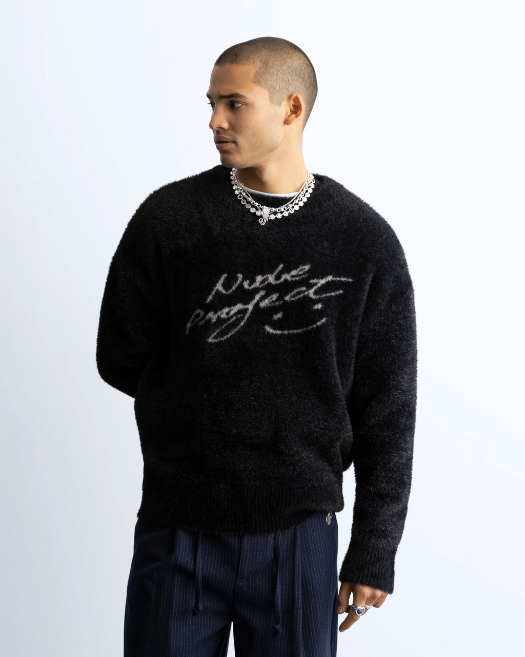 Jersey Gradient Cozy Negro