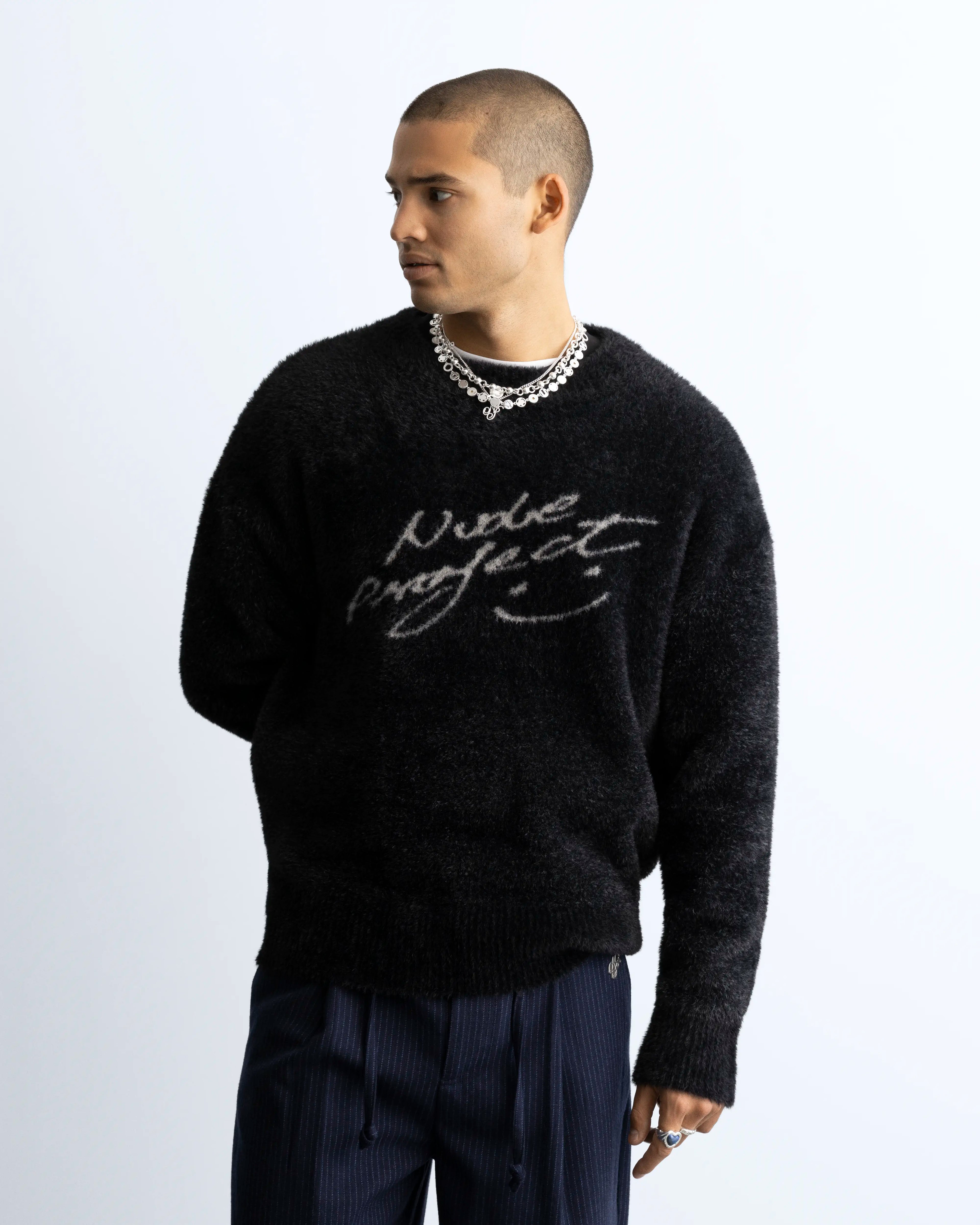Jersey Gradient Cozy Negro