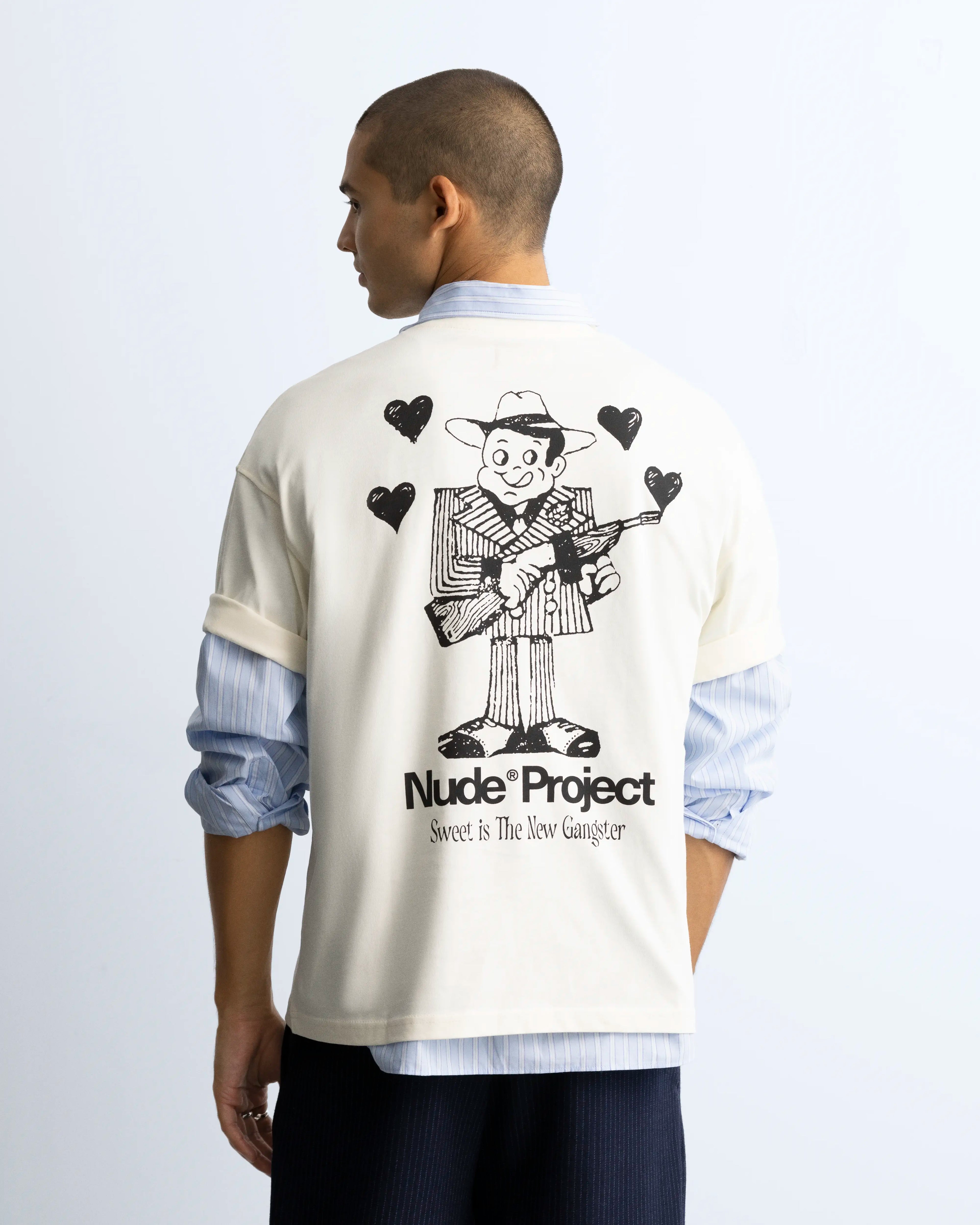 Gangster Tee Marshmallow