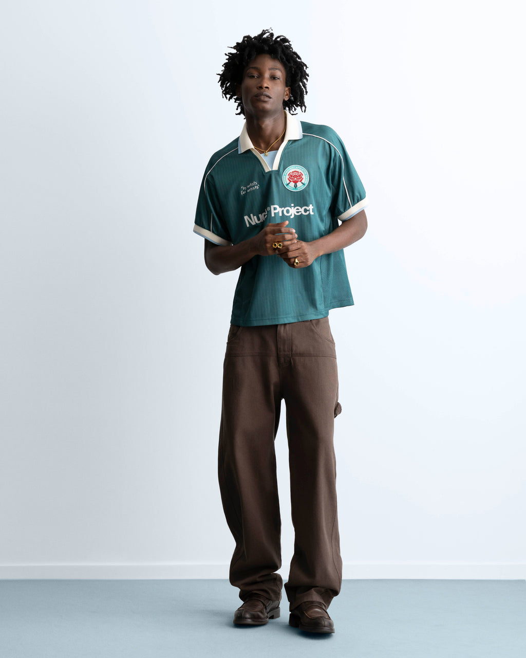 Basic Football Tee Green