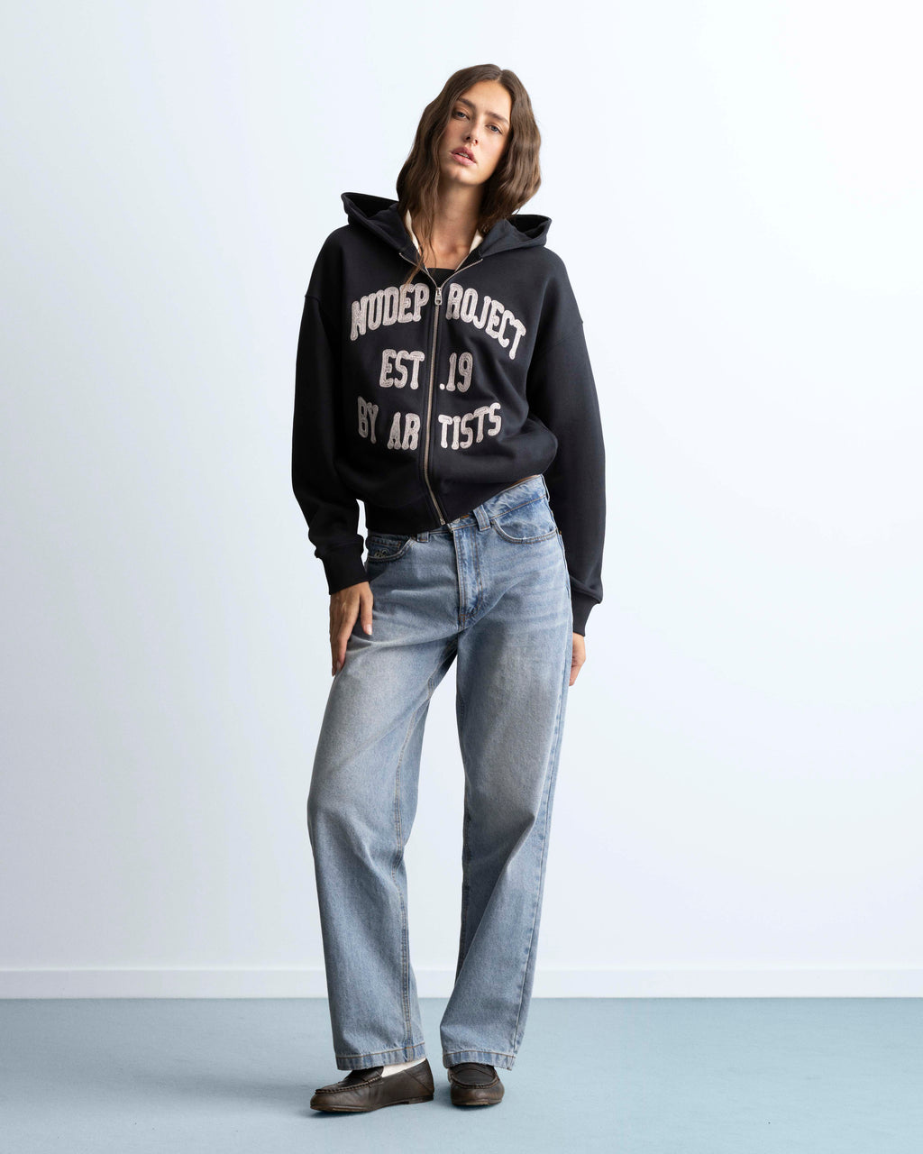 Gravity Zip-Up Hoodie Ash