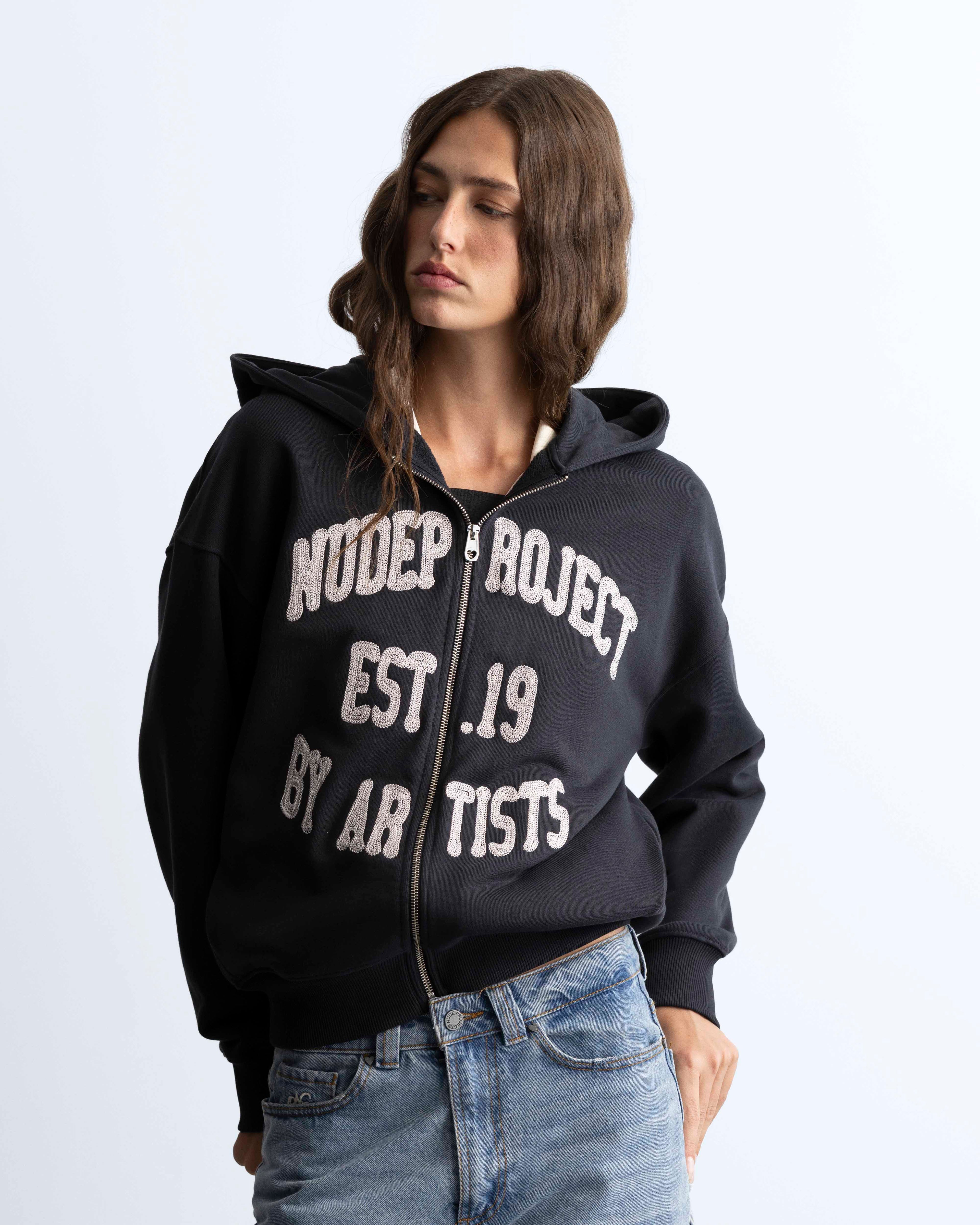 Gravity Zip-Up Hoodie Ash