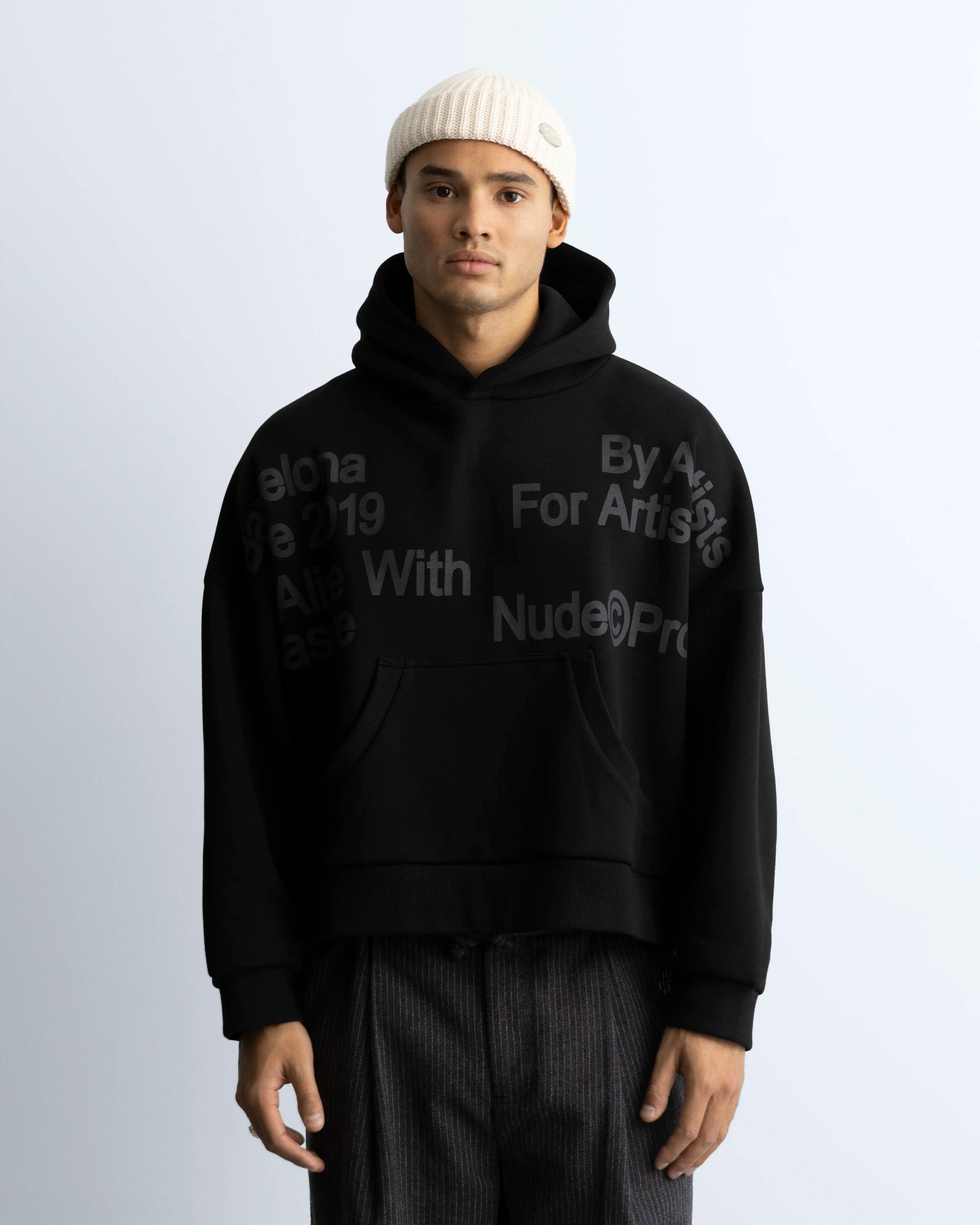 Location Boxy Hoodie Ash