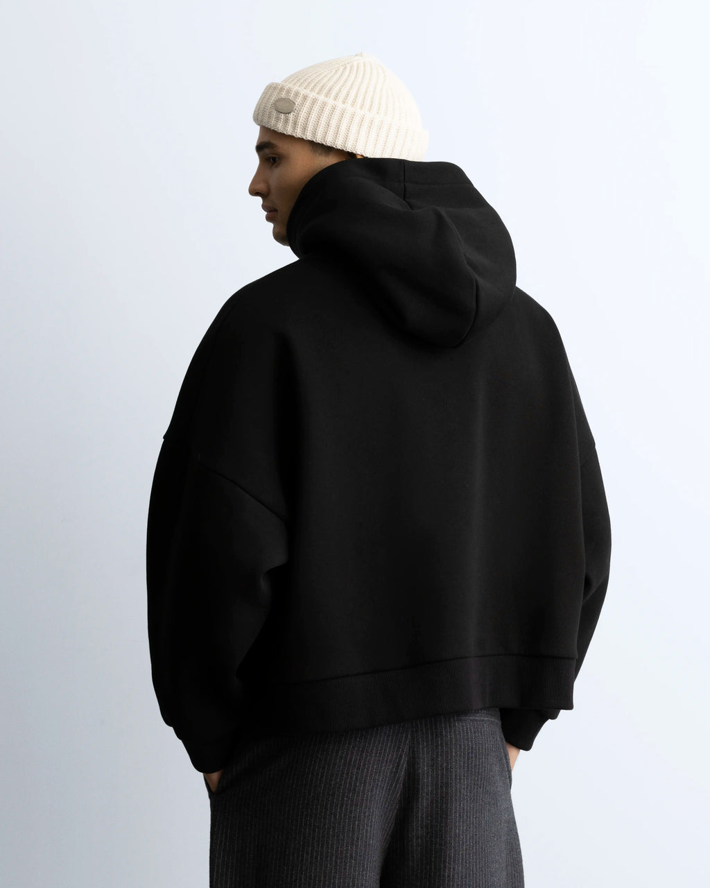 Location Boxy Hoodie Ash