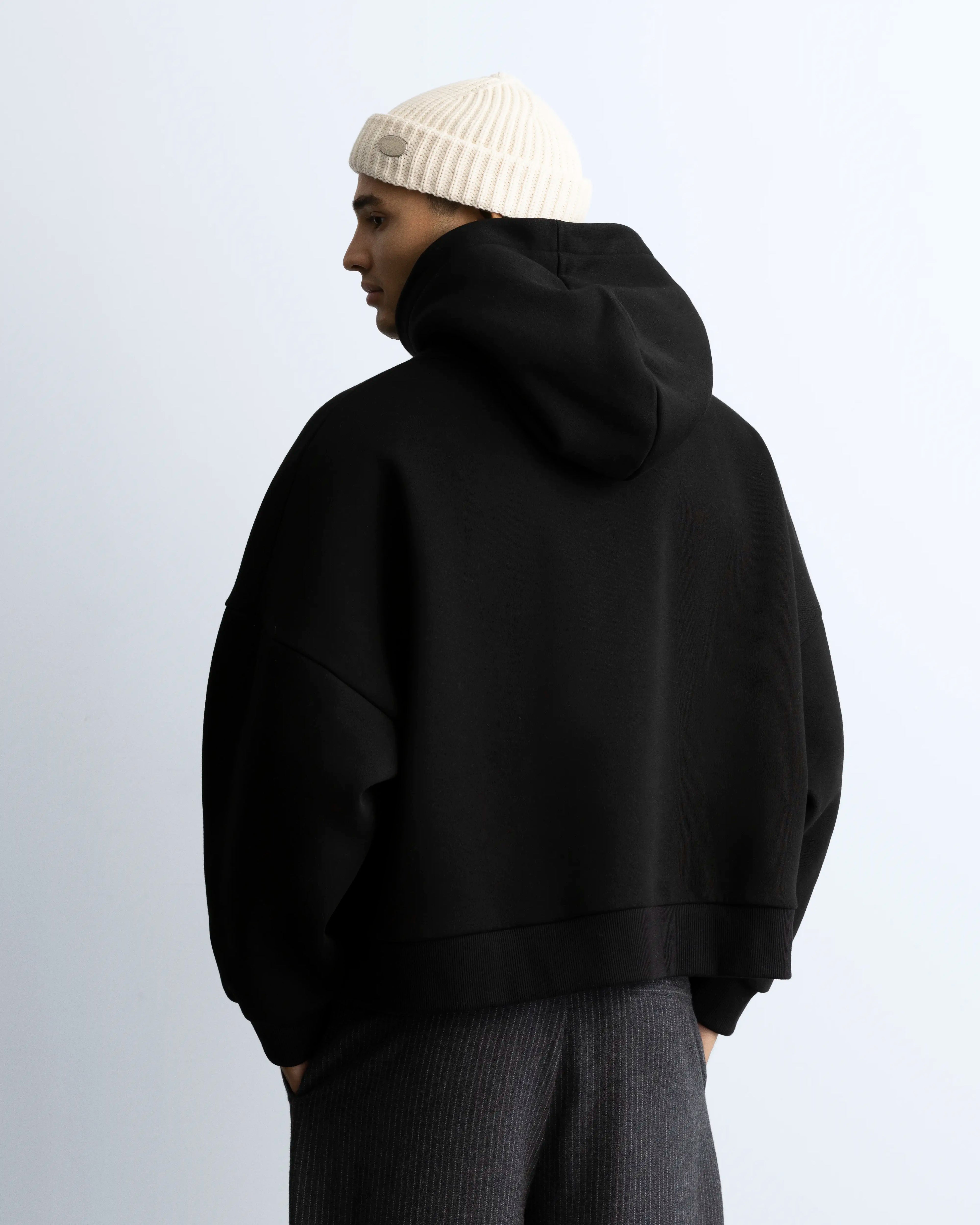 Location Boxy Hoodie Ash