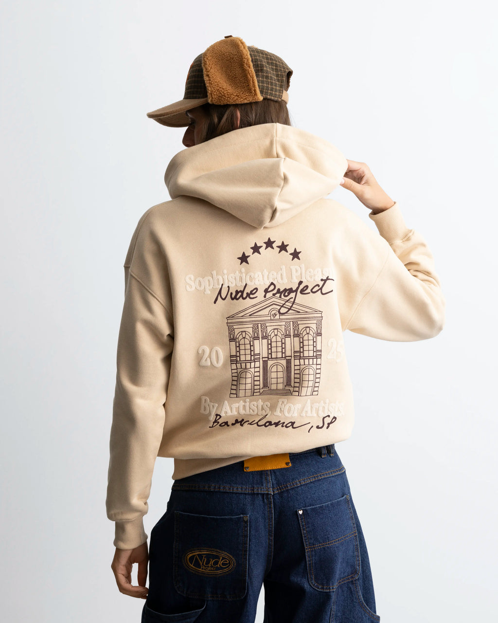 Pleasure Hoodie Cream